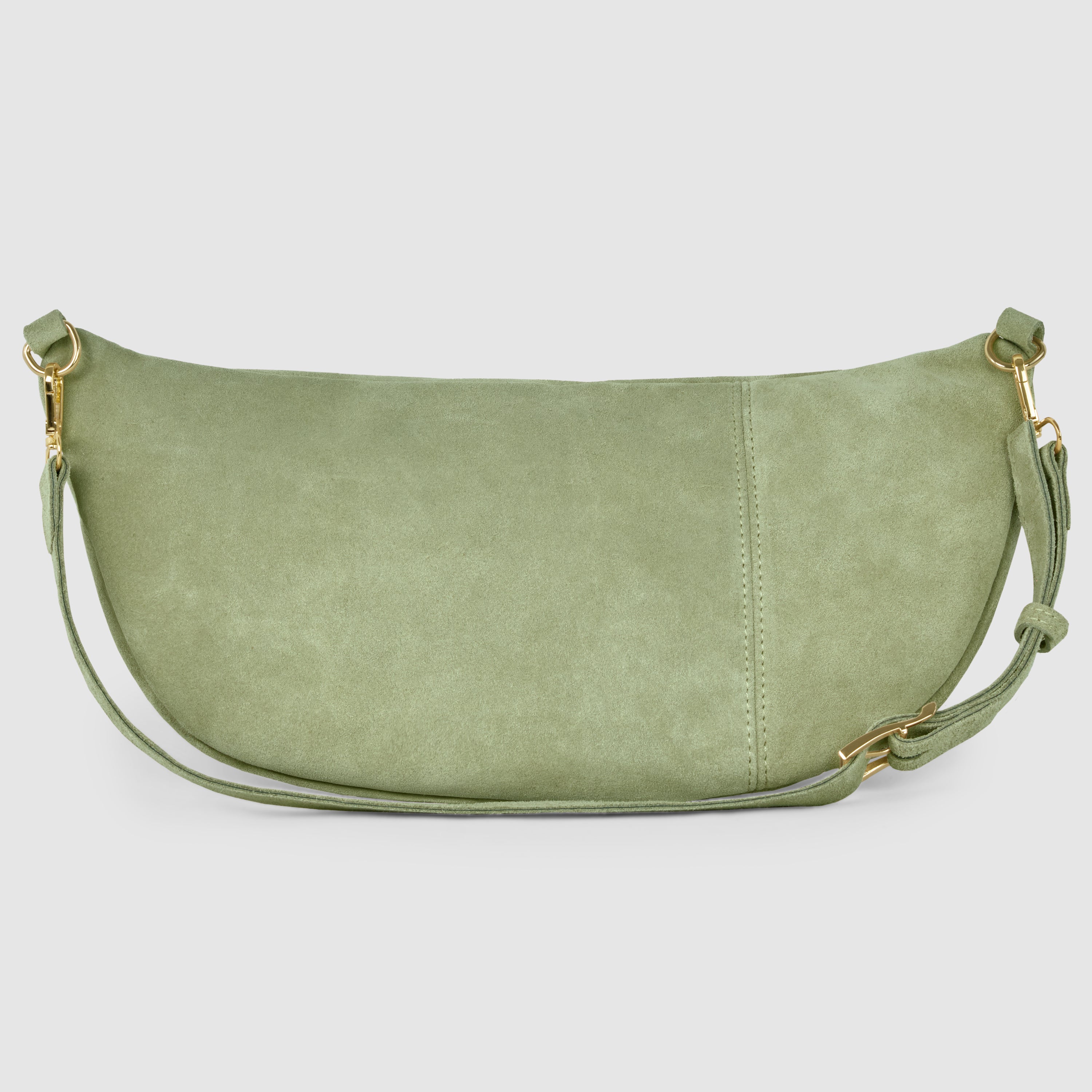 Italian Genuine Suede Crossbody Bag 211955