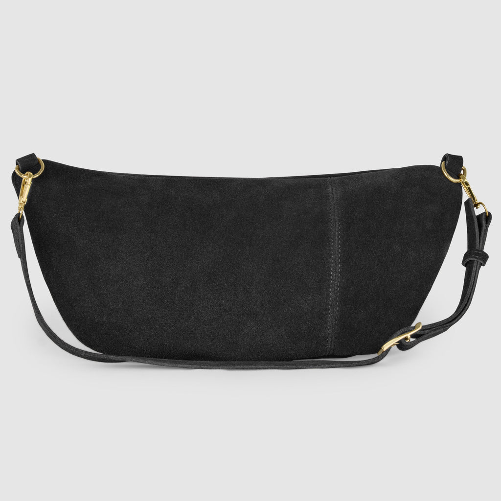 Italian Genuine Suede Crossbody Bag 211955
