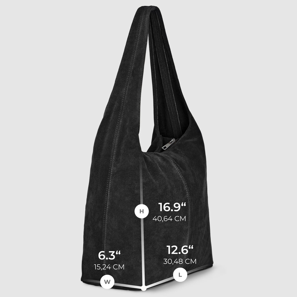 Italian Genuine Suede Hobo Bag 011943