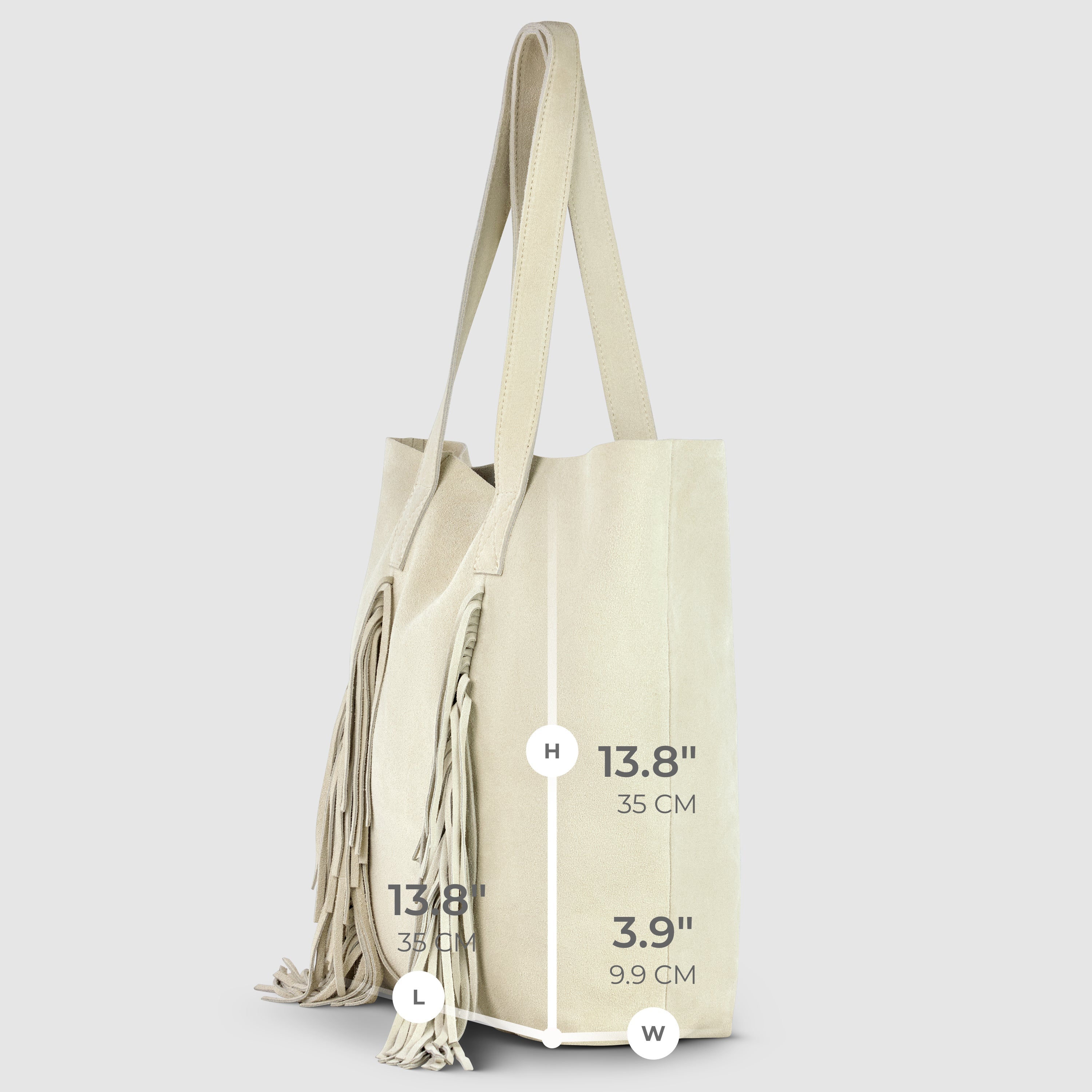 Italian Genuine Suede Tote Bag 272522