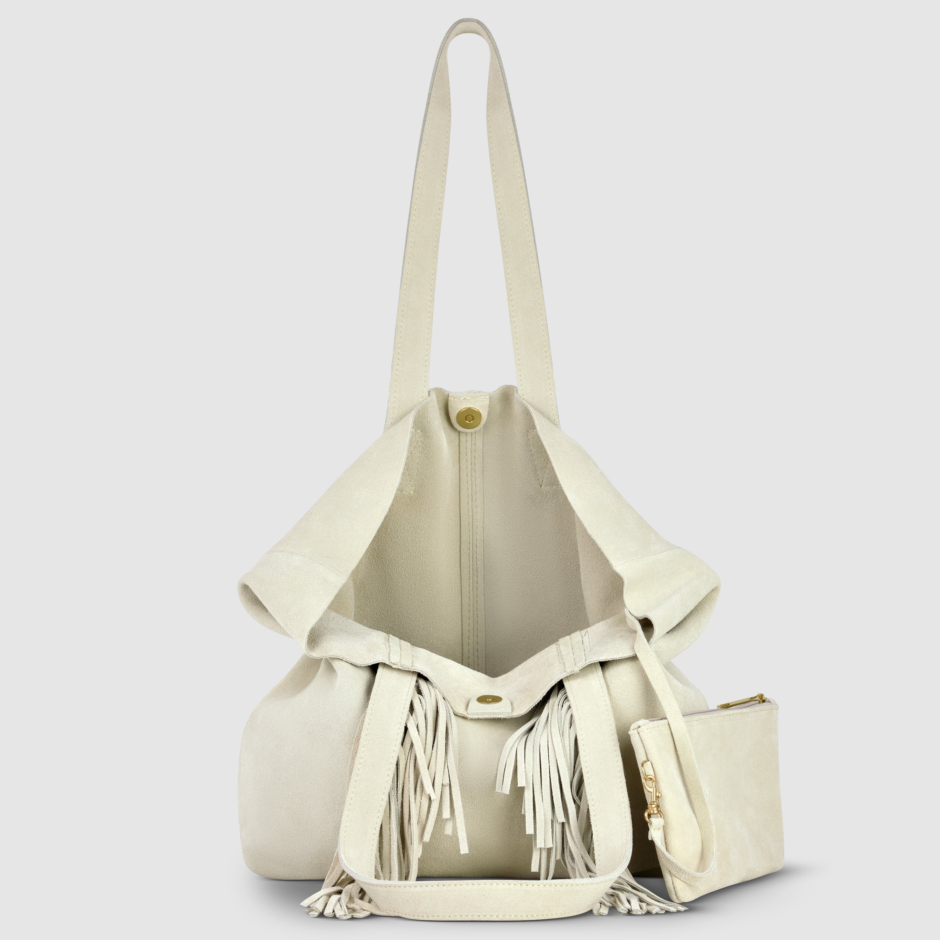 Italian Genuine Suede Tote Bag 272522