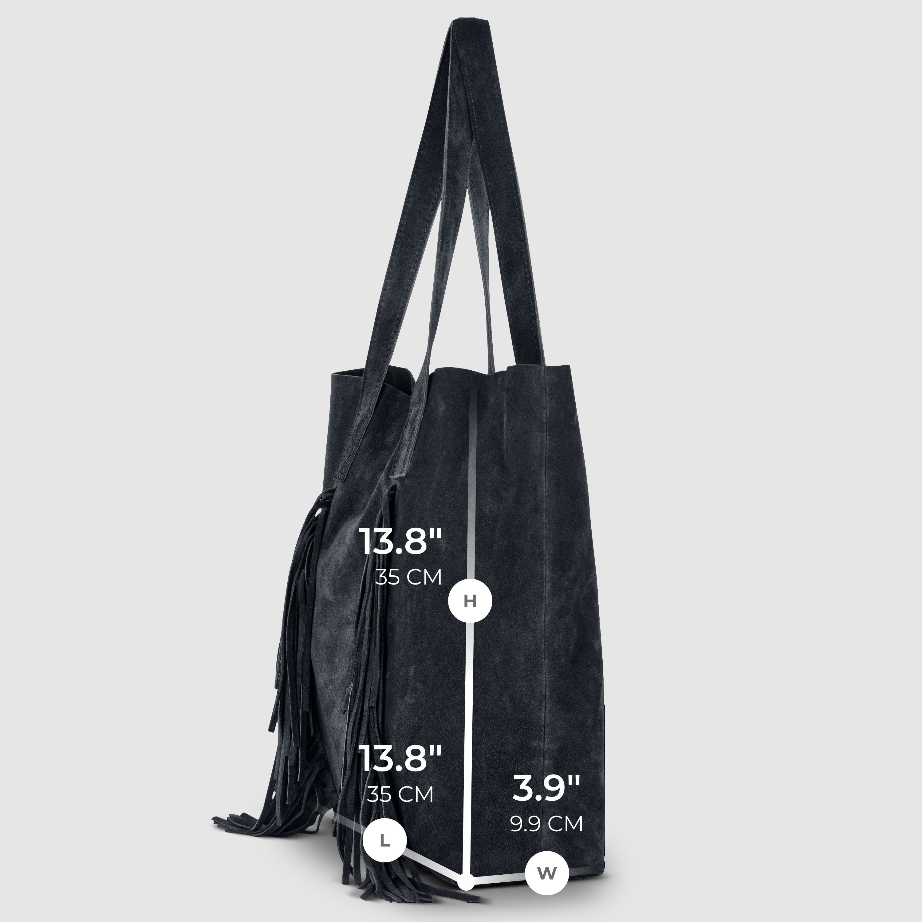 Italian Genuine Suede Tote Bag 272522