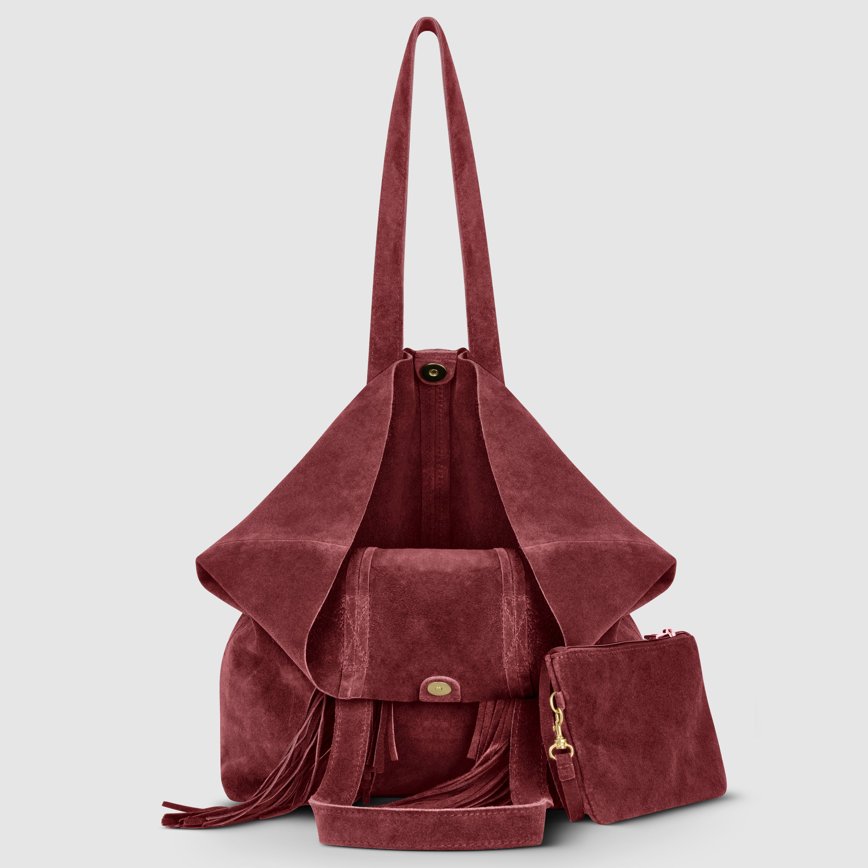 Italian Genuine Suede Tote Bag 272522