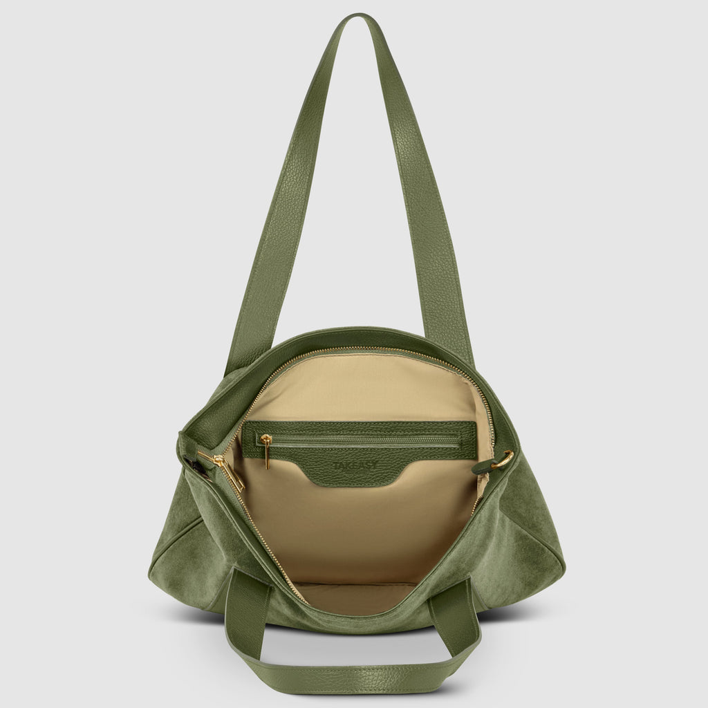 Italian Genuine Suede Tote Bag 282613