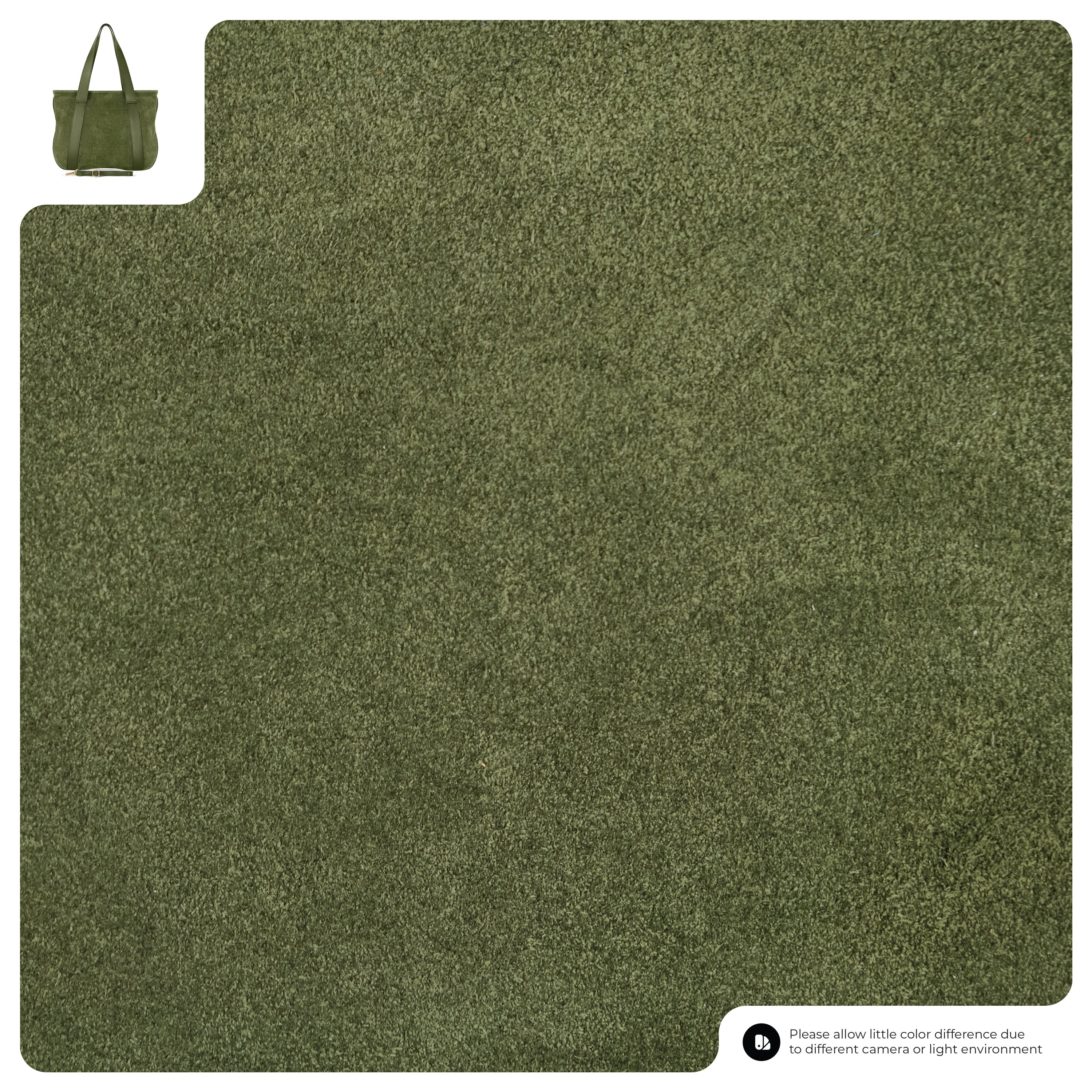 Italian Genuine Suede Tote Bag 282613
