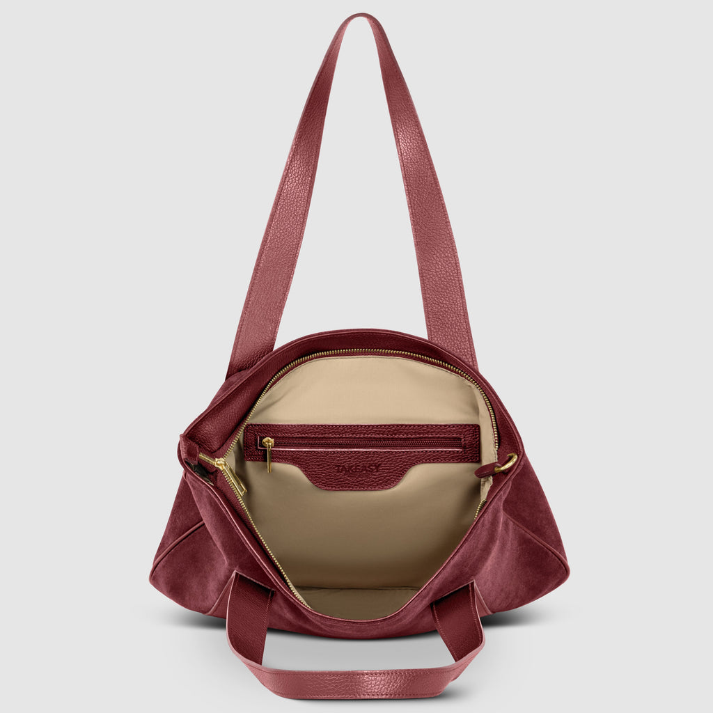 Italian Genuine Suede Tote Bag 282613