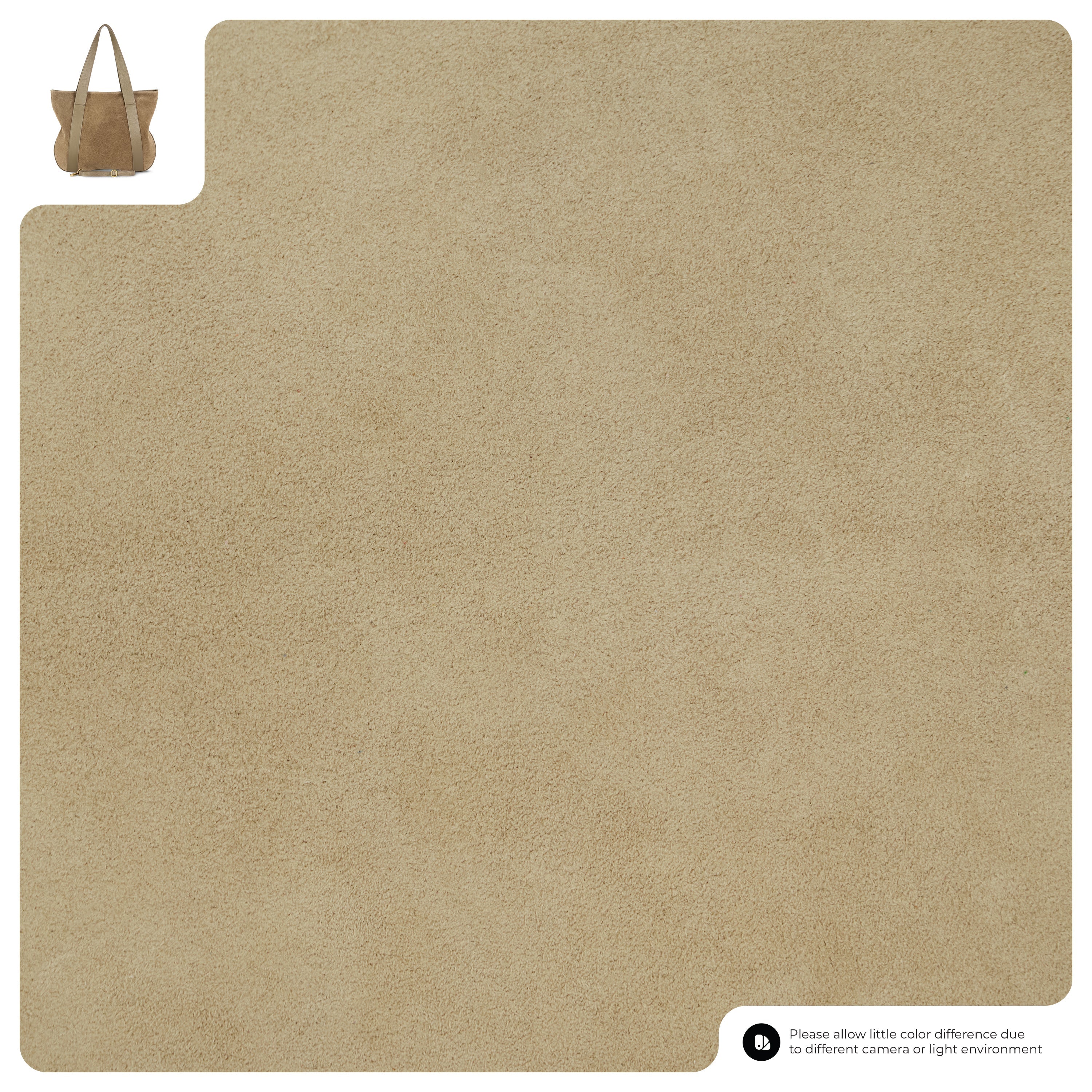 Italian Genuine Suede Tote Bag 282613