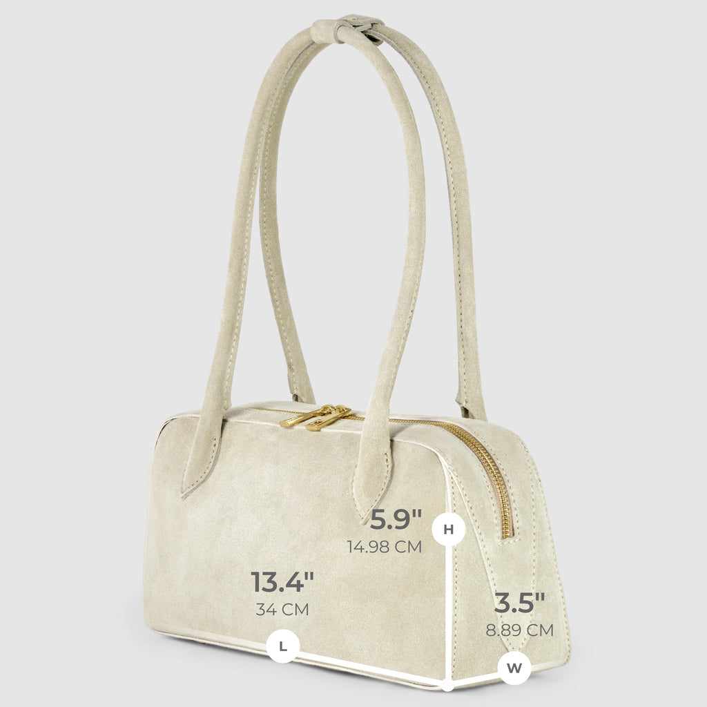 Italian Genuine Suede Shoulder Bag 272511