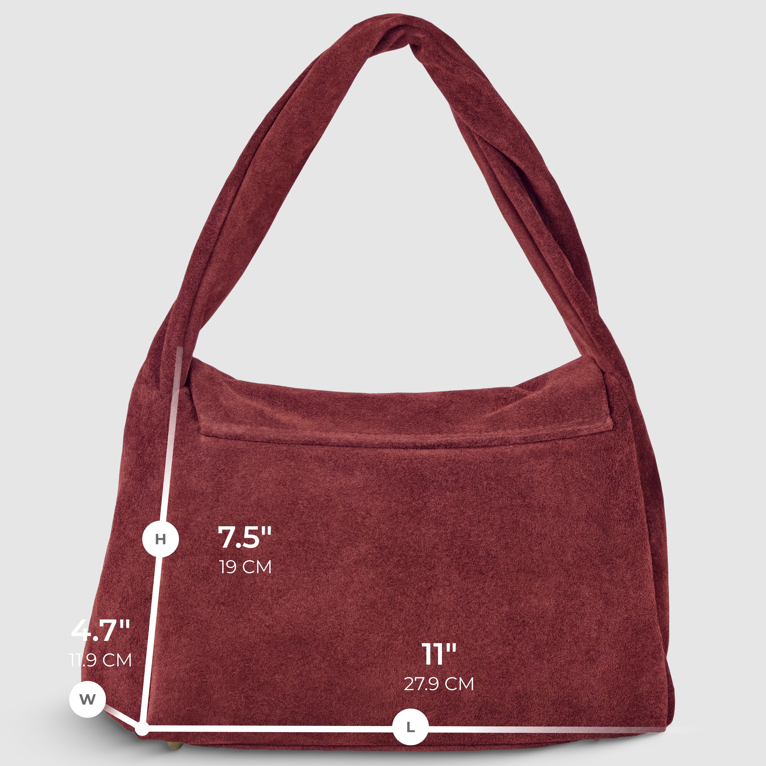 Italian Genuine Suede Top-Handle Bag 262495