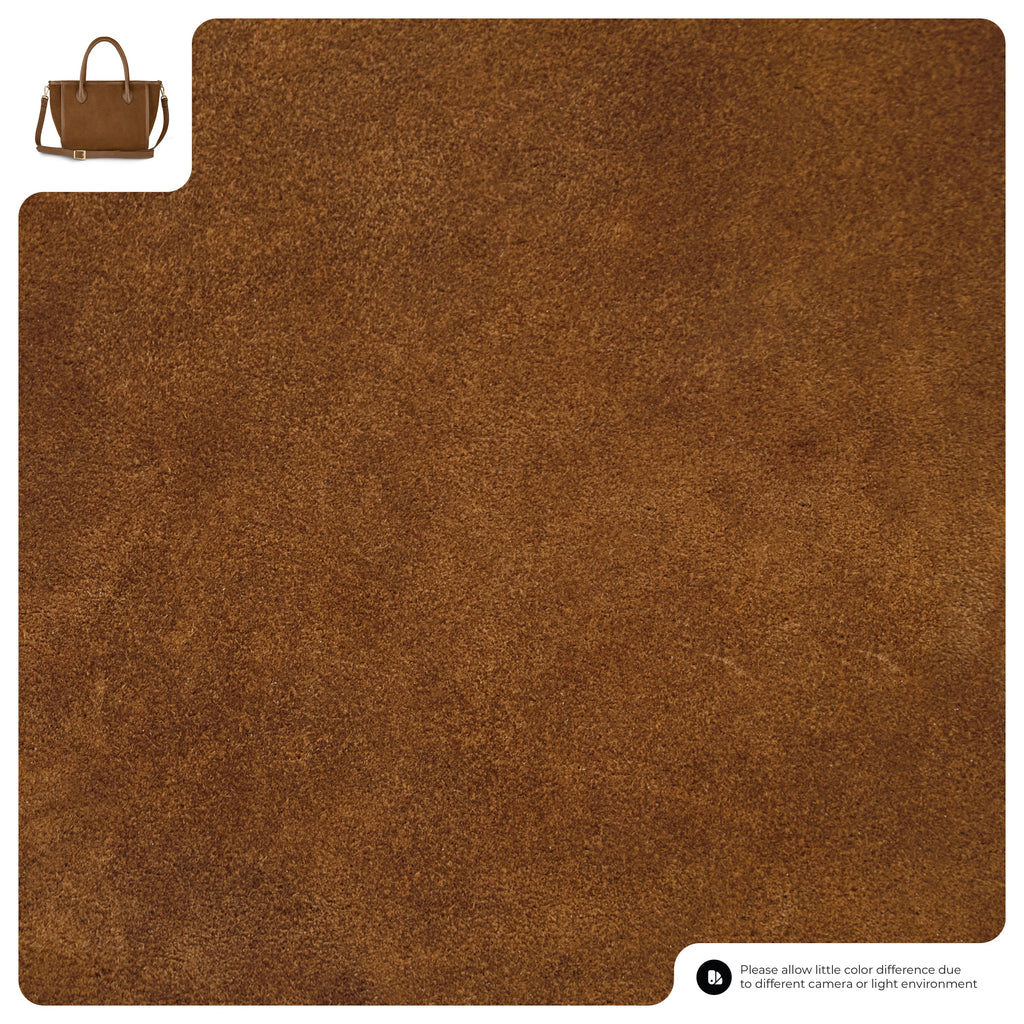 Italian Genuine Suede Top-Handle Bag 292711