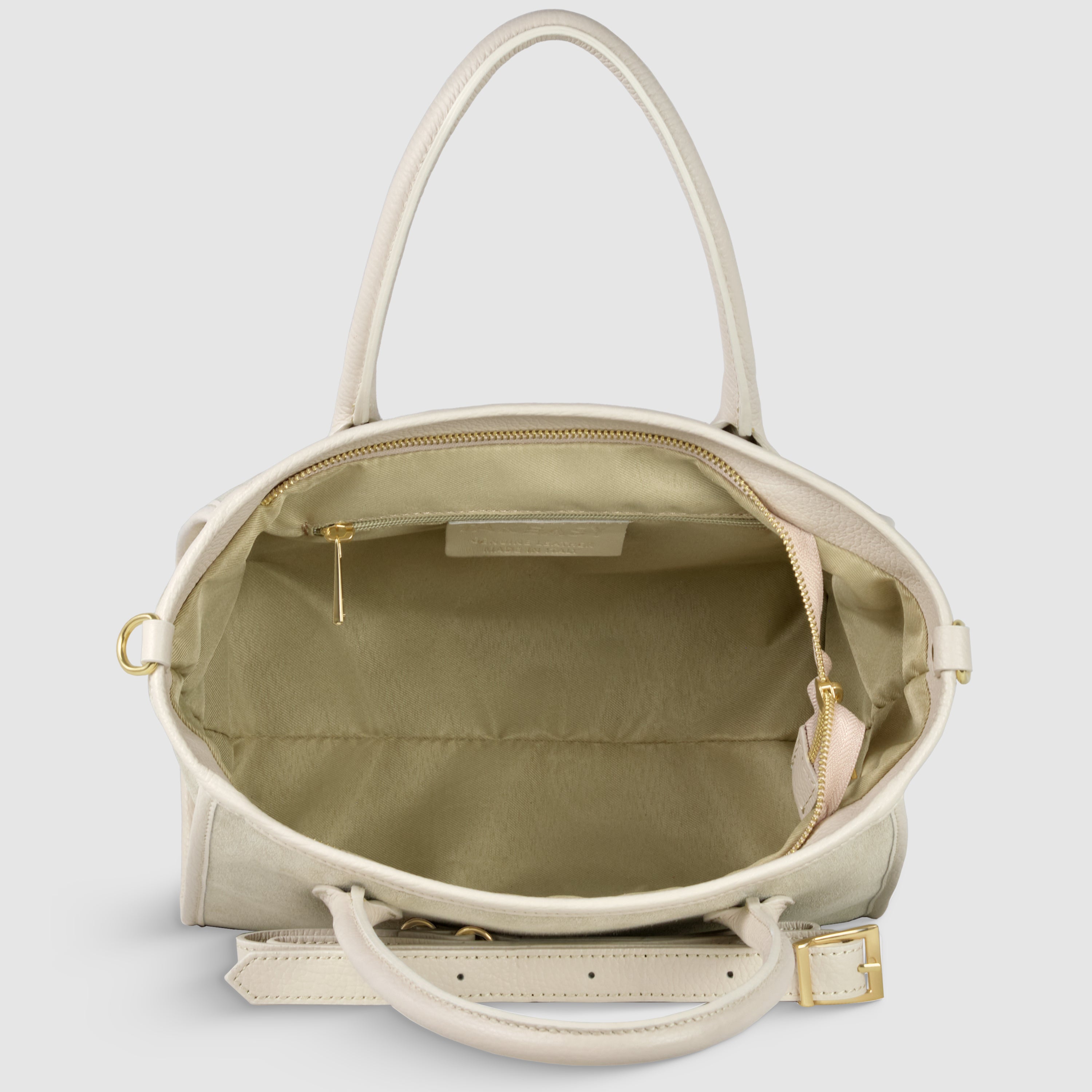 Italian Genuine Suede Top-Handle Bag 292711