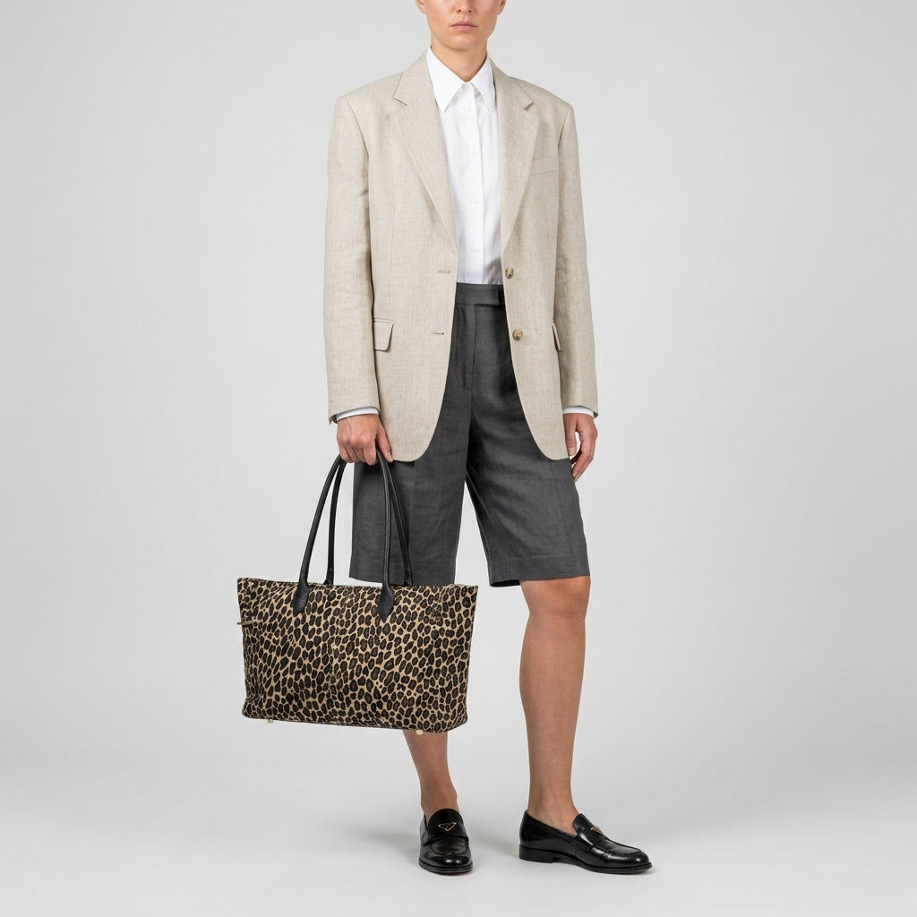 Italian Genuine Suede Tote Bag 242235