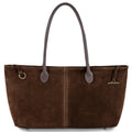 Italian Genuine Suede Tote Bag 242235