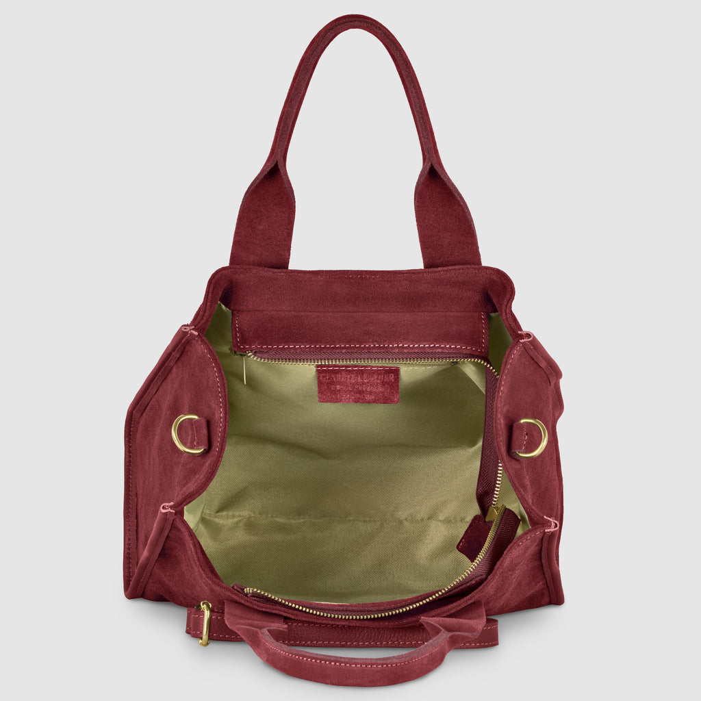 Italian Genuine Suede Tote Bag 282611