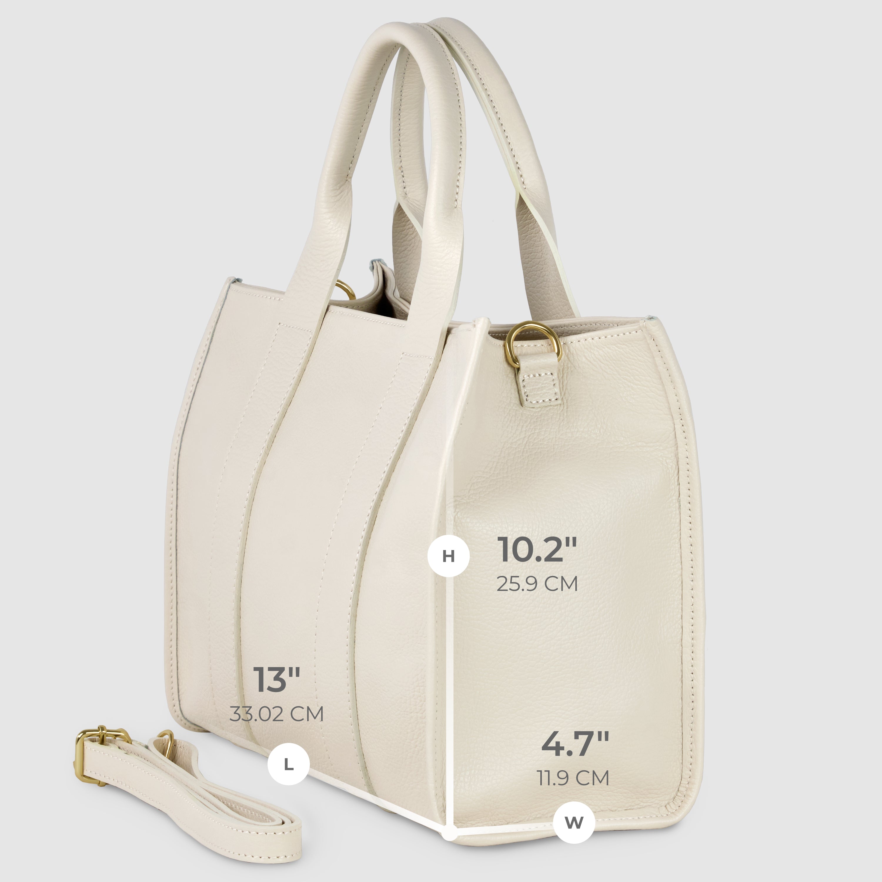Italian Genuine Calf Leather Tote Bag 282611