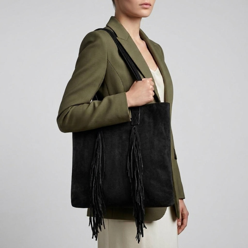 Italian Genuine Suede Tote Bag 272522