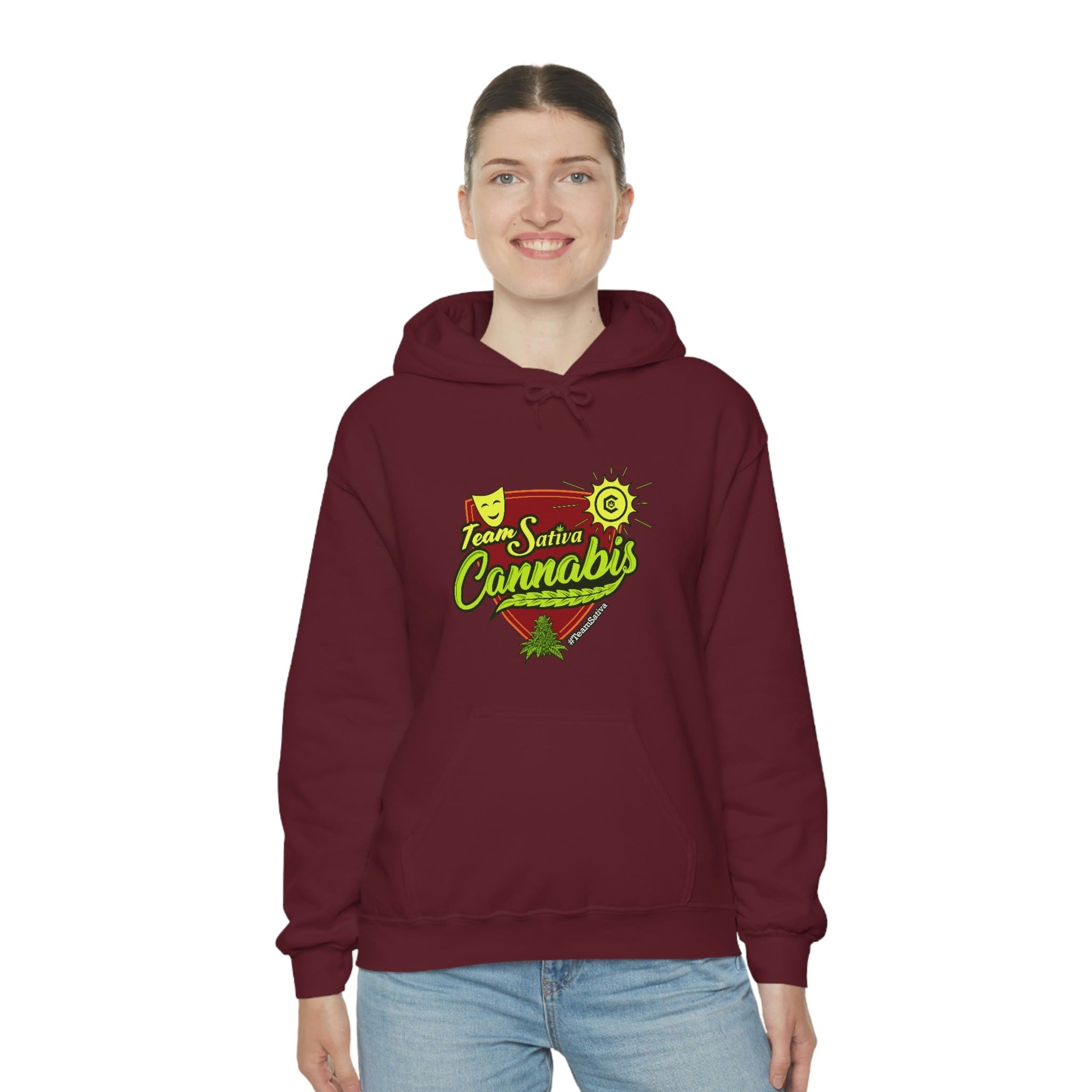 Team Sativa Cannabis Stoner Hoodie