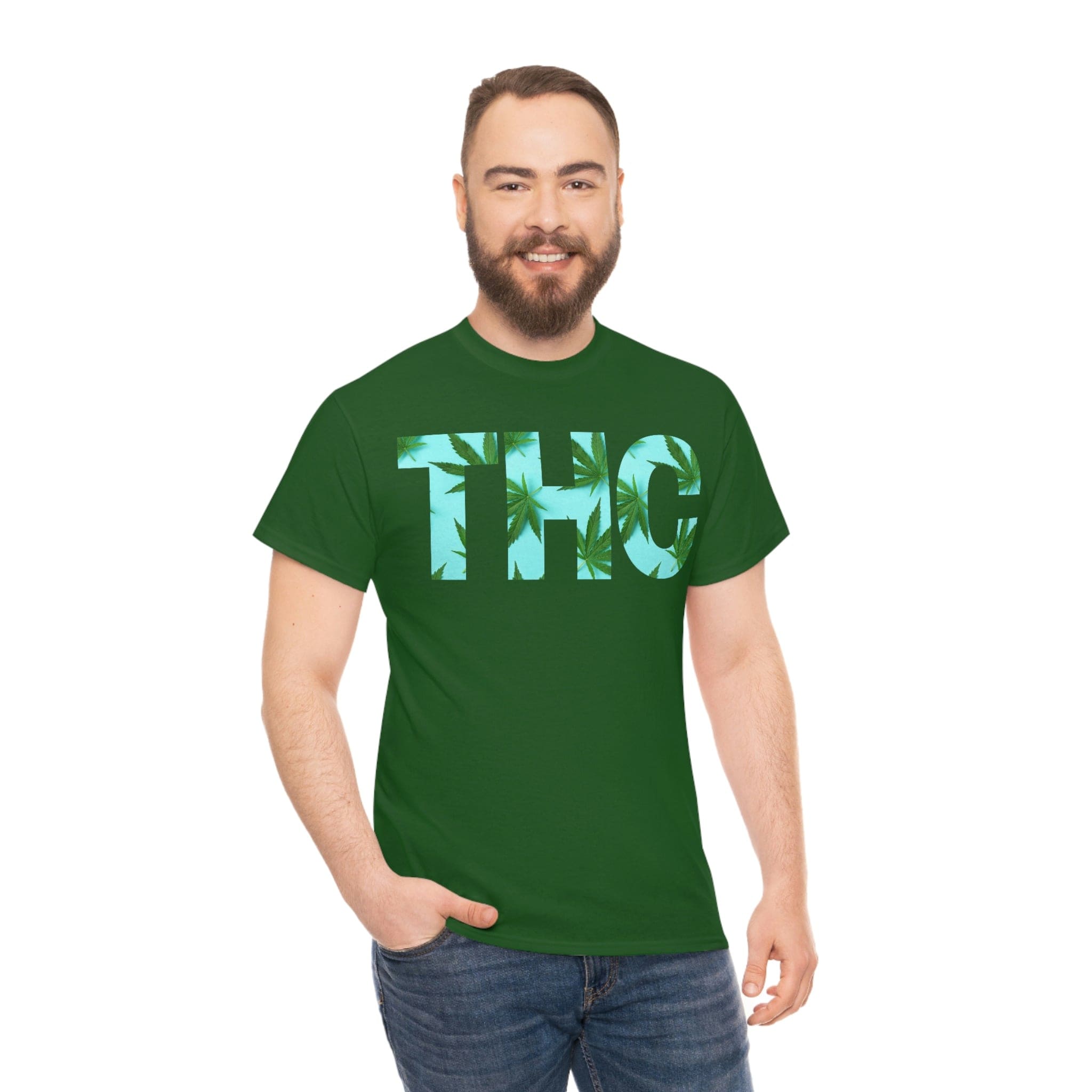Turquoise THC Tee