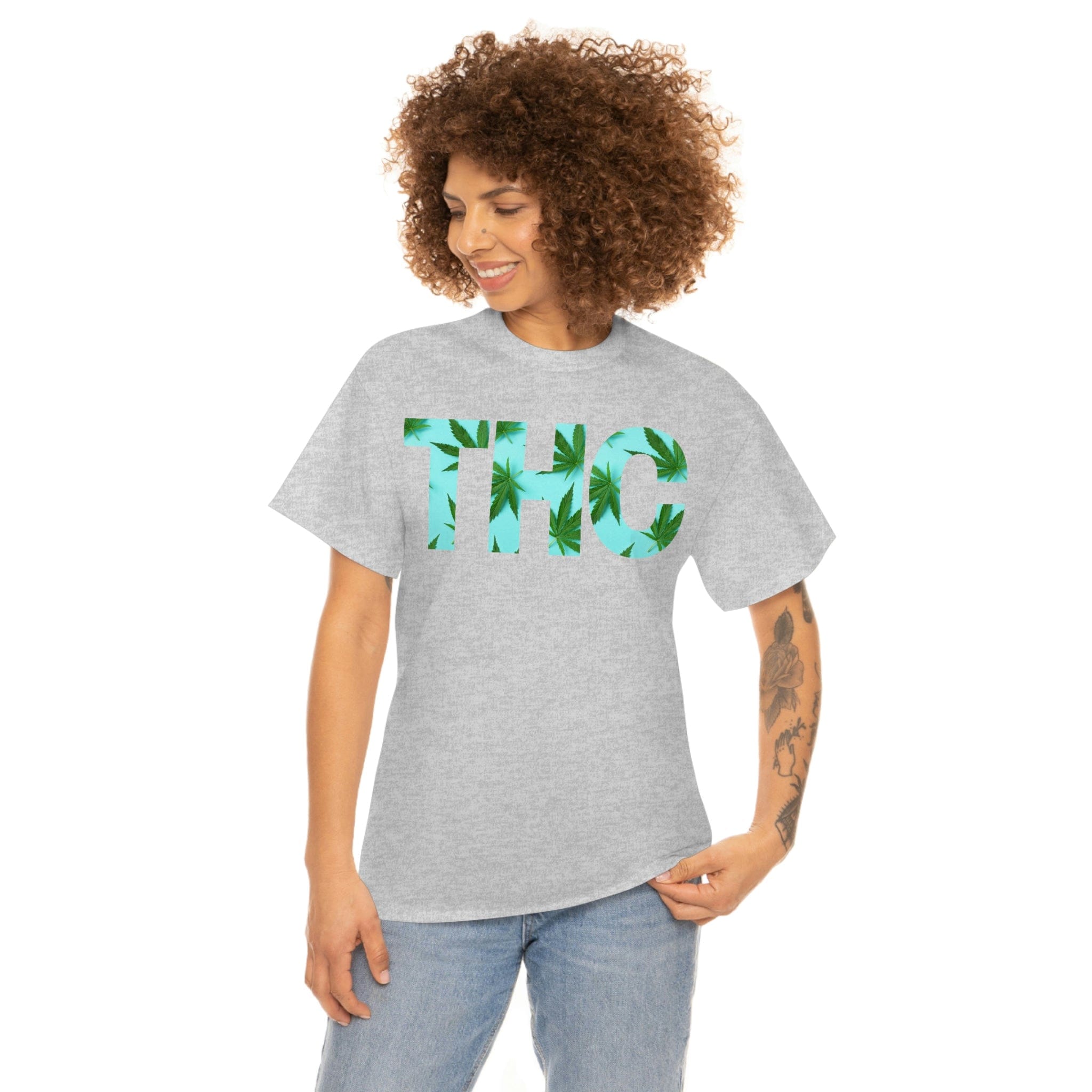 Turquoise THC Tee