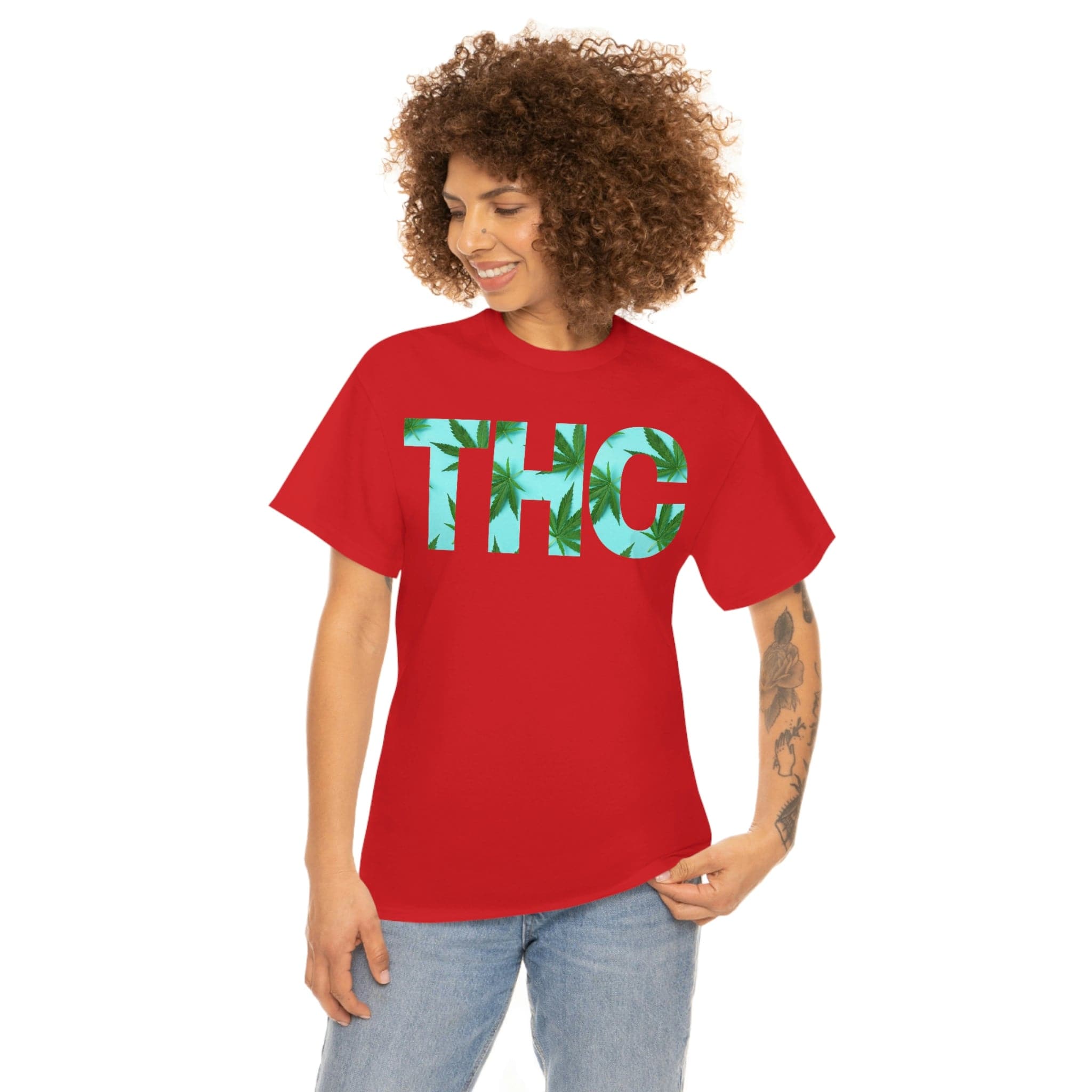 Turquoise THC Tee