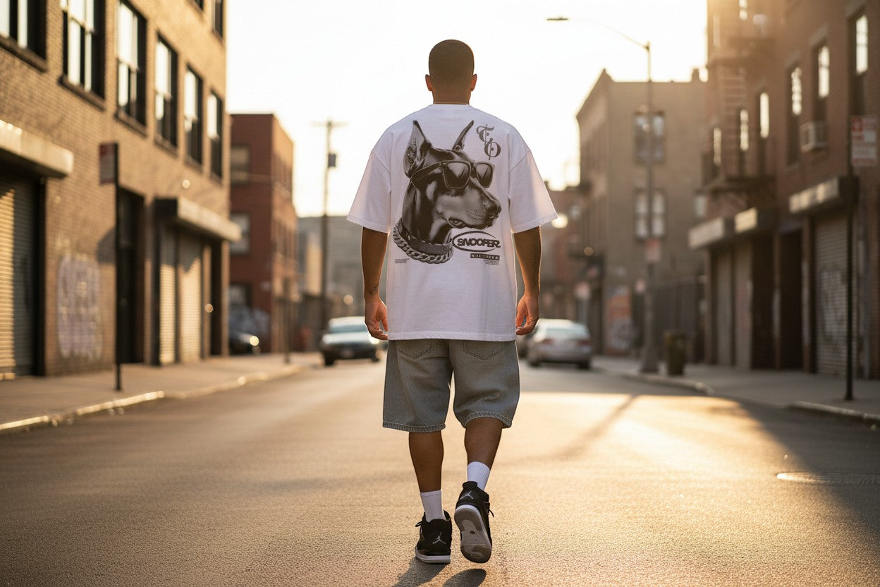 Snooper Cropped Oversized T-Shirt