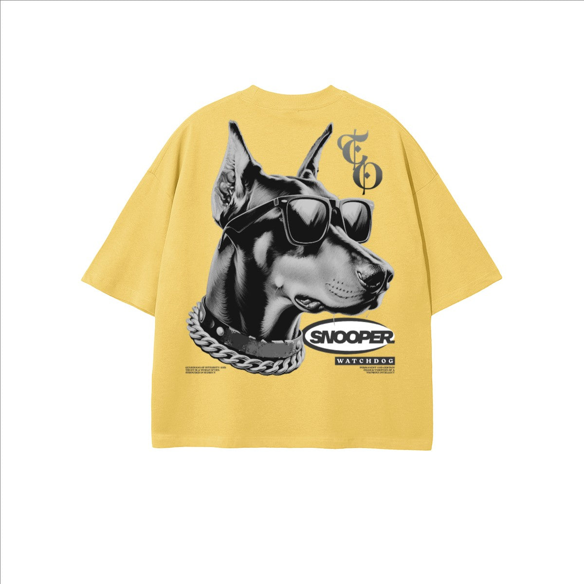Snooper Cropped Oversized T-Shirt