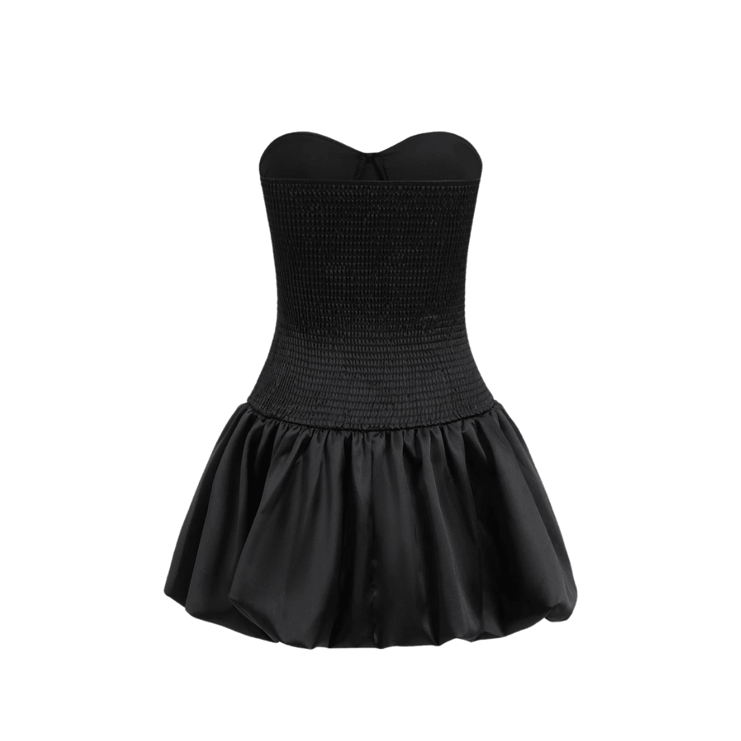 Too Close Corset Black Mini Dress
