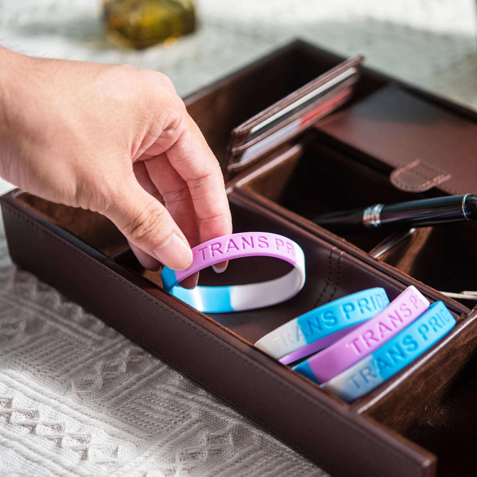 Transgender PRIDE Silicone Bracelets