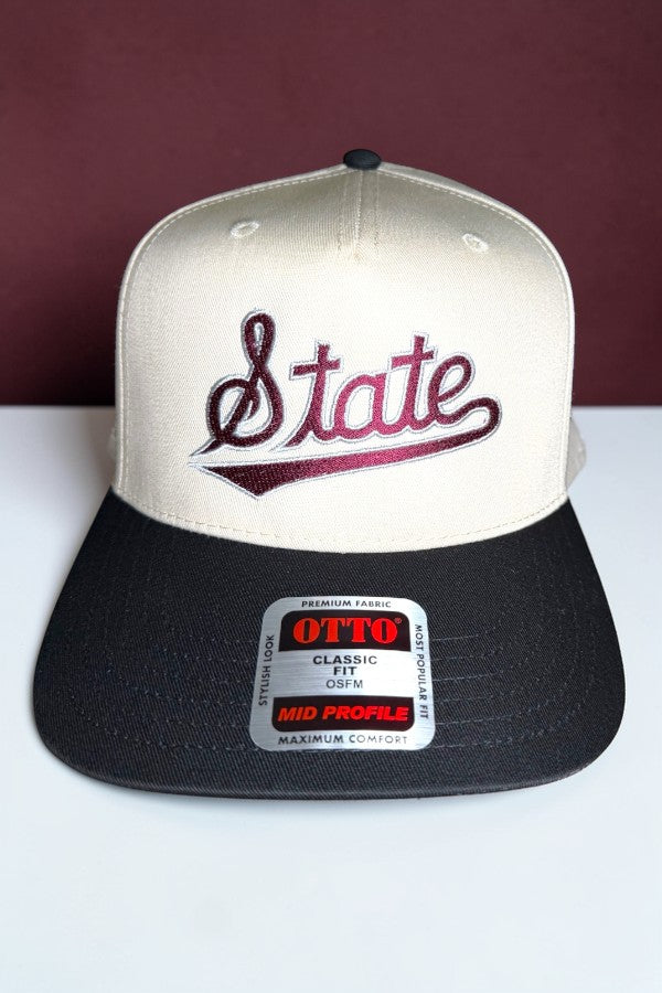 SC - ETA 6/15 - Mississippi State Embroidered Hat