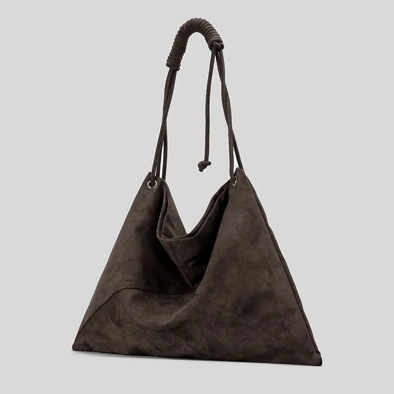 Teresa Suede Shoulder Bag