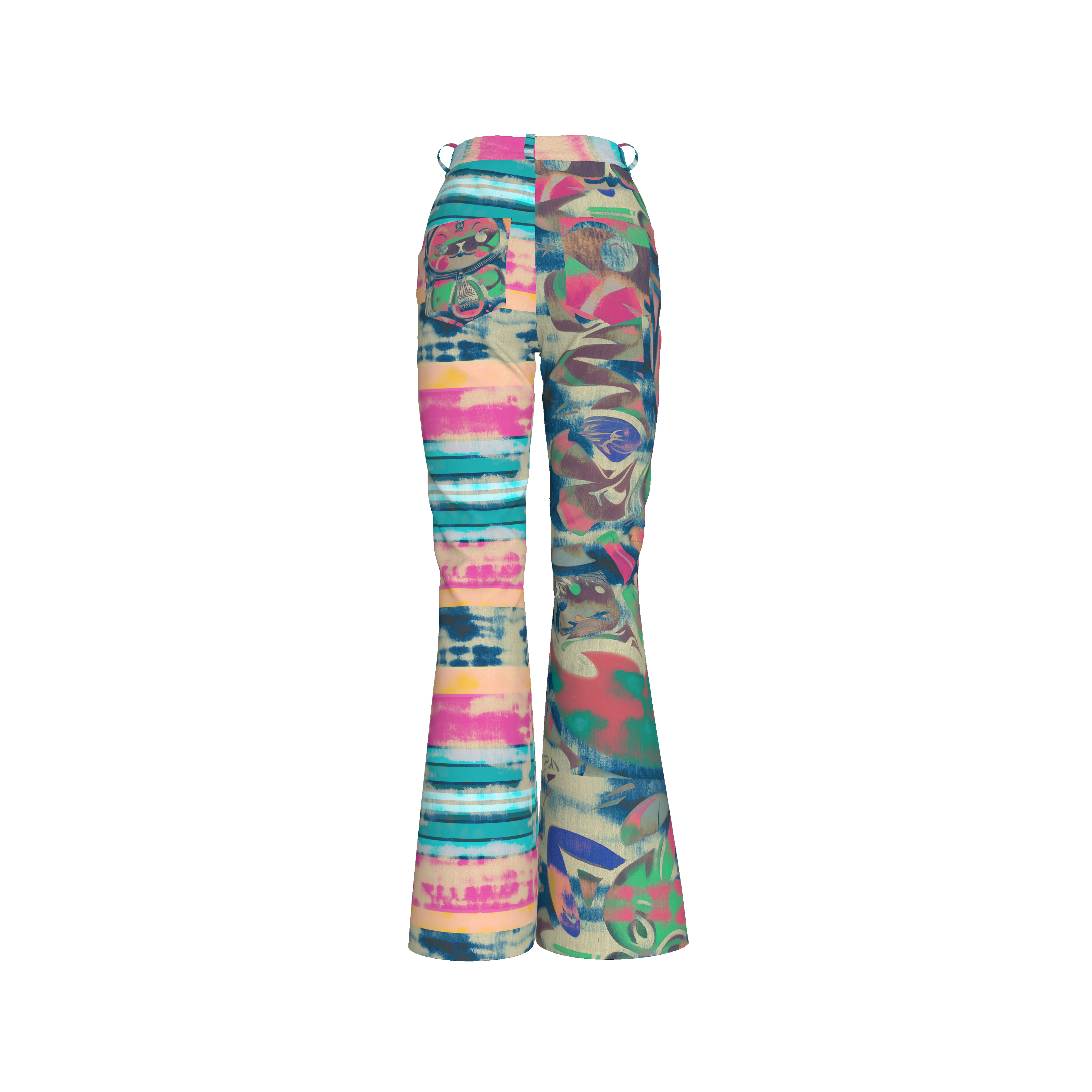 Blicky Kitten Bell Bottom Jeans