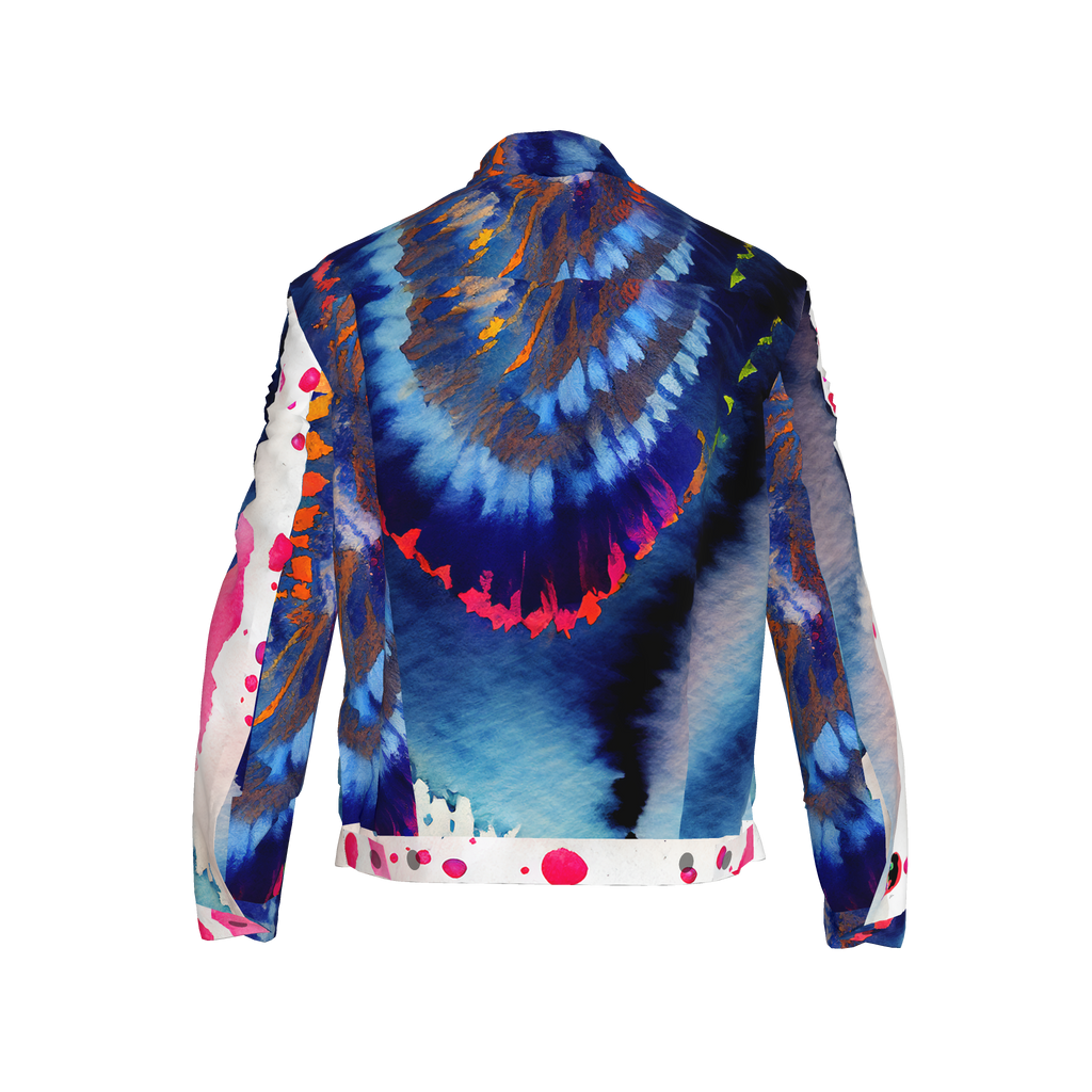 Oracle Rising Shibori Men's Jean Jacket