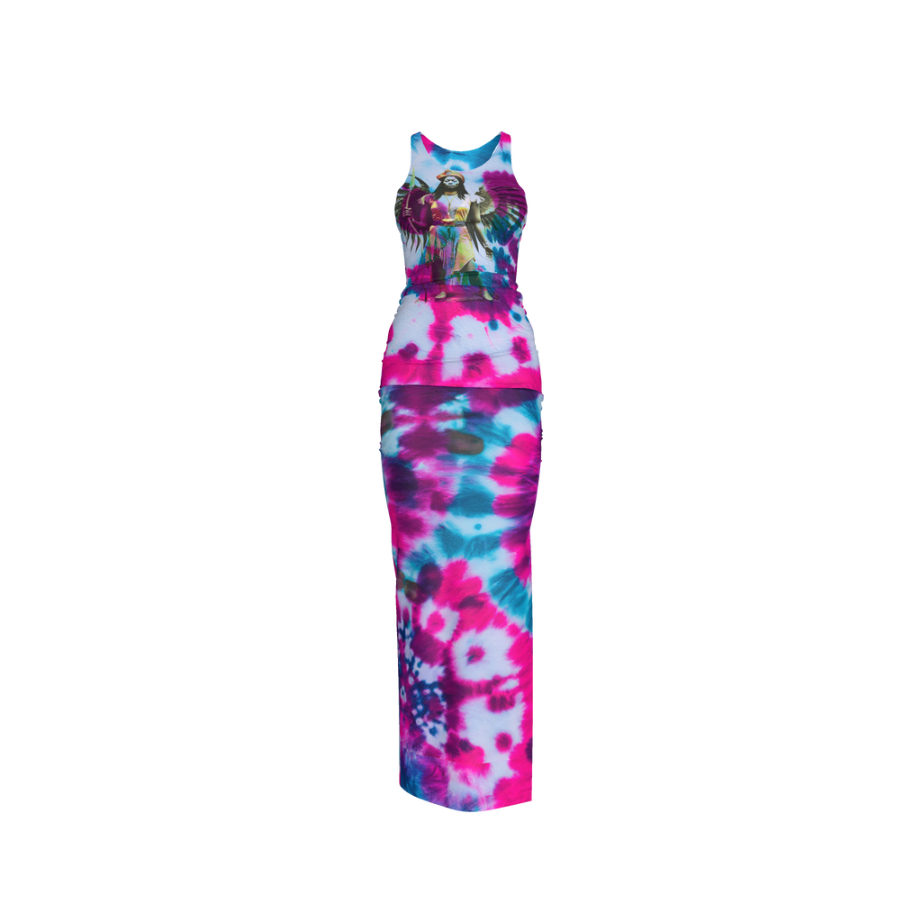 Amaru Khan Patriot Bamboo Cotton Tank Dress