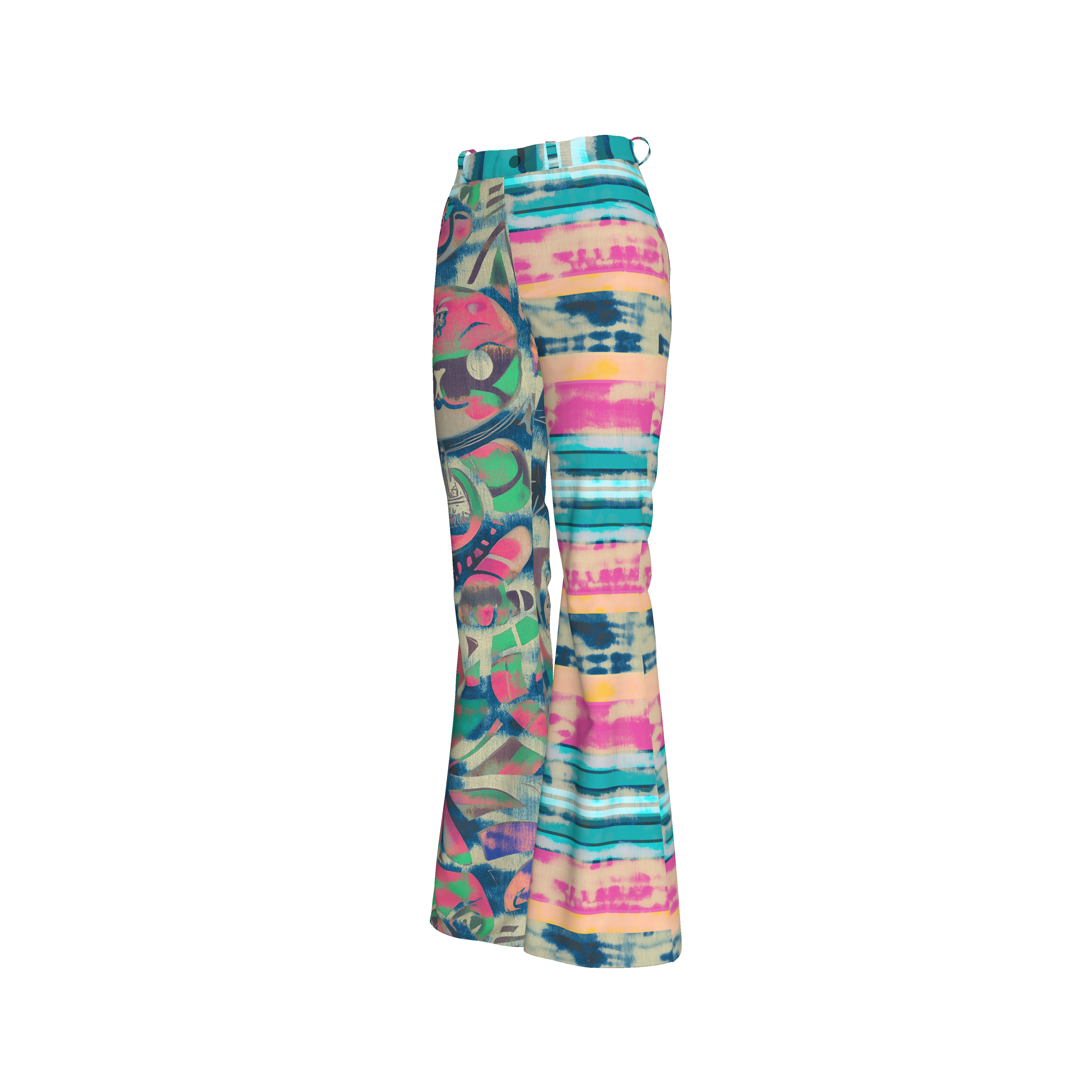 Blicky Kitten Bell Bottom Jeans