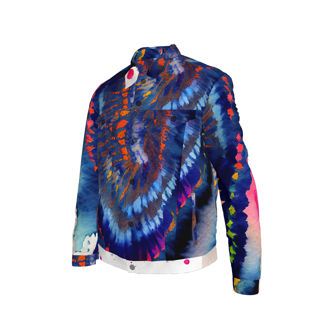 Oracle Rising Shibori Men's Jean Jacket