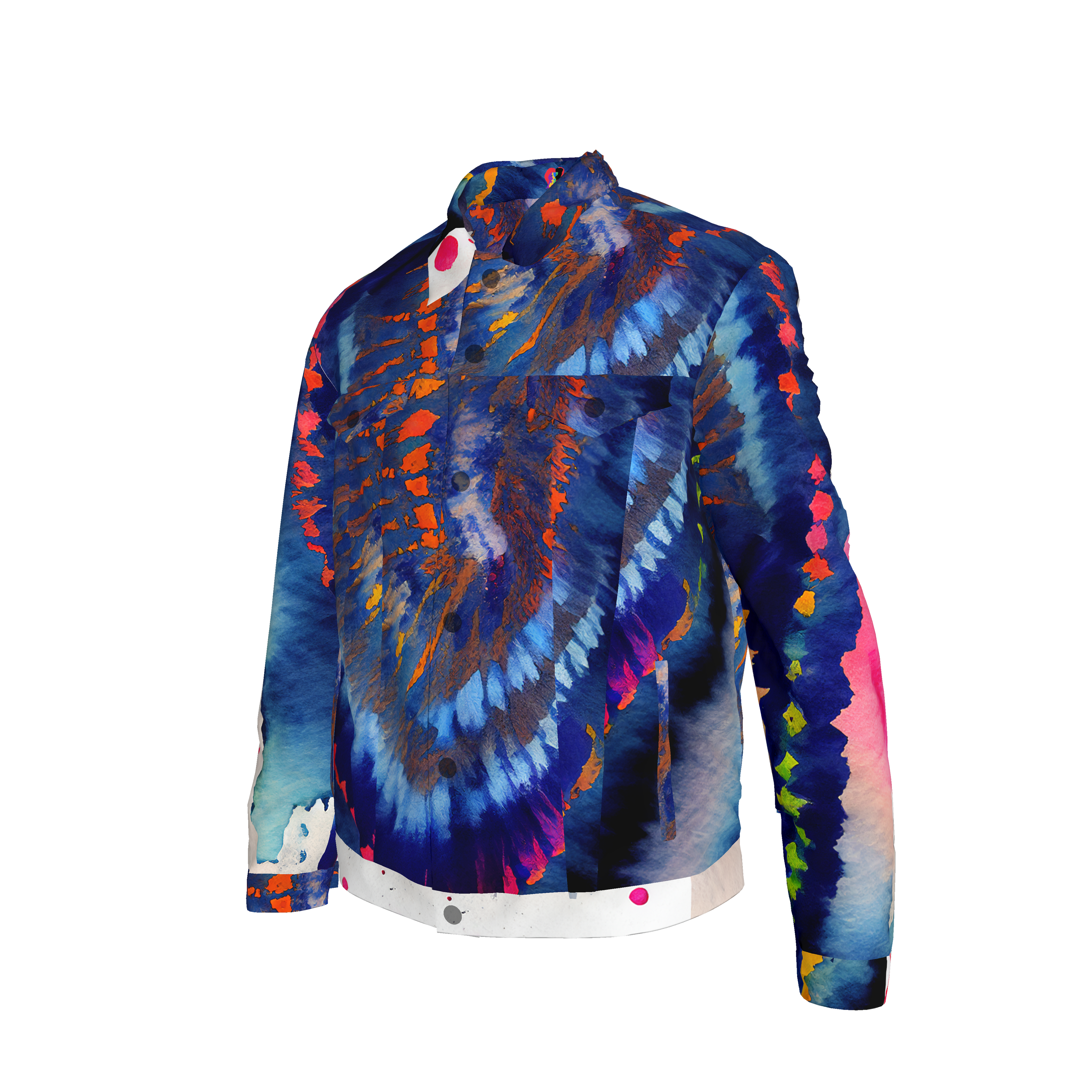 Oracle Rising Shibori Men's Jean Jacket