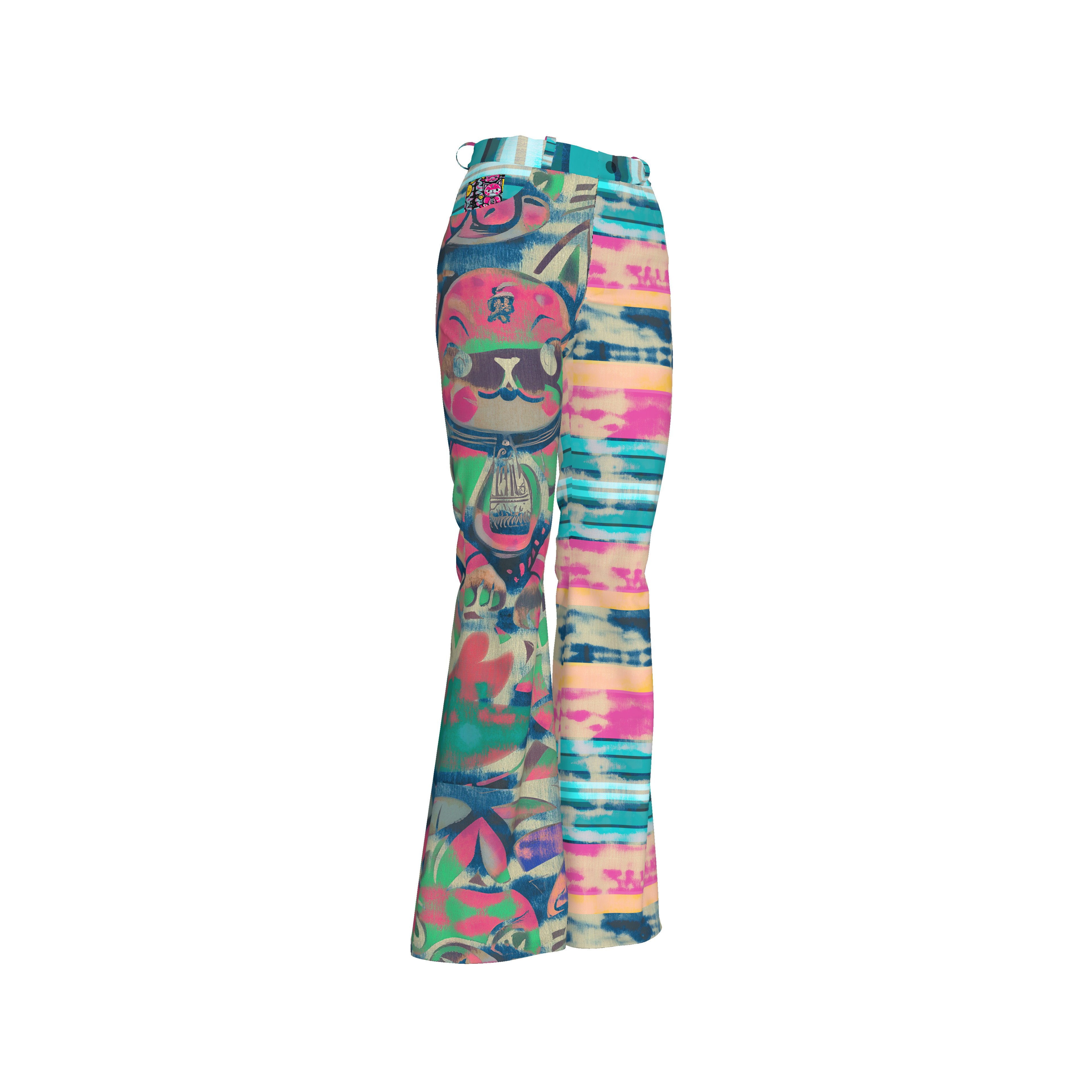 Blicky Kitten Bell Bottom Jeans