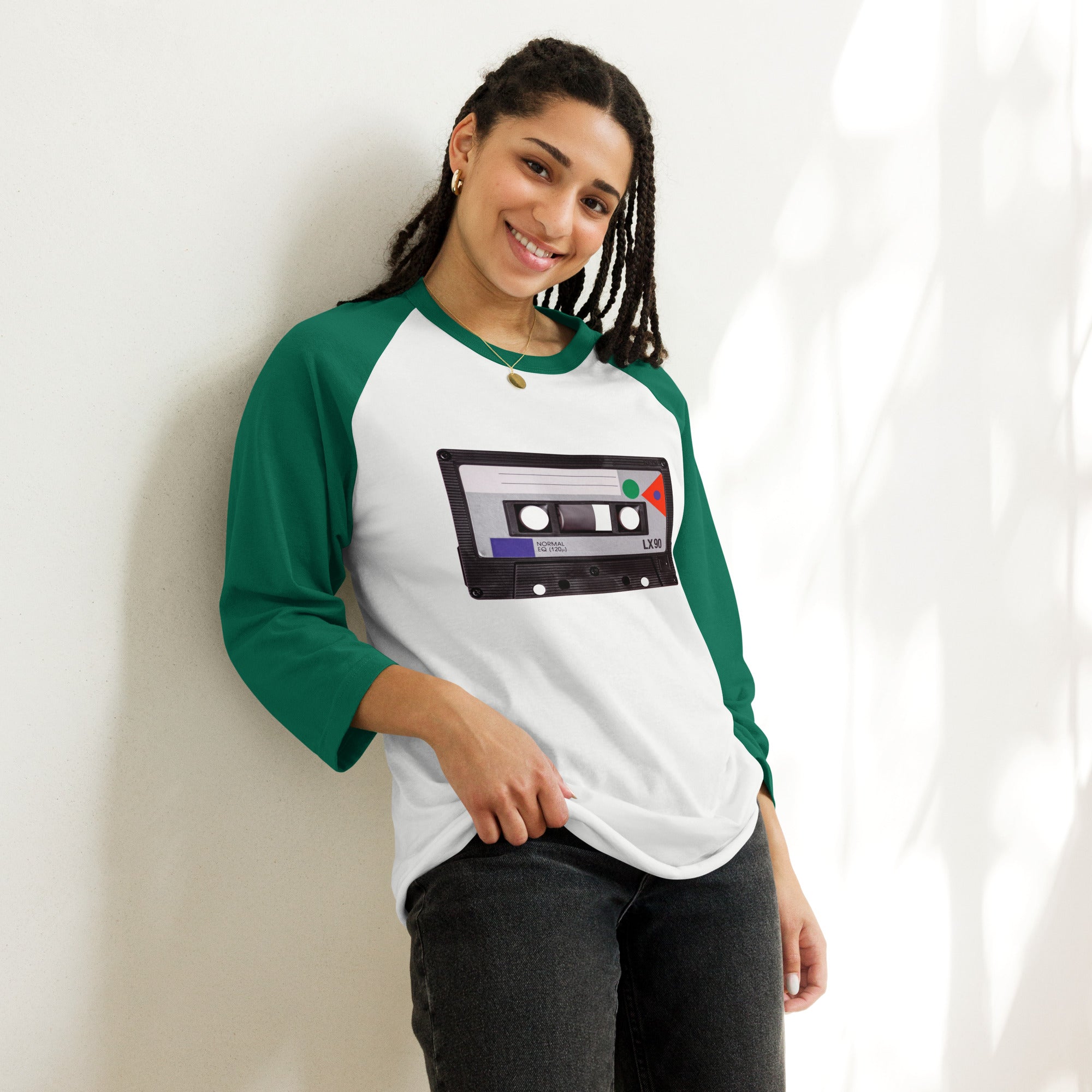 “THE OG” 3/4 sleeve cotton raglan shirt