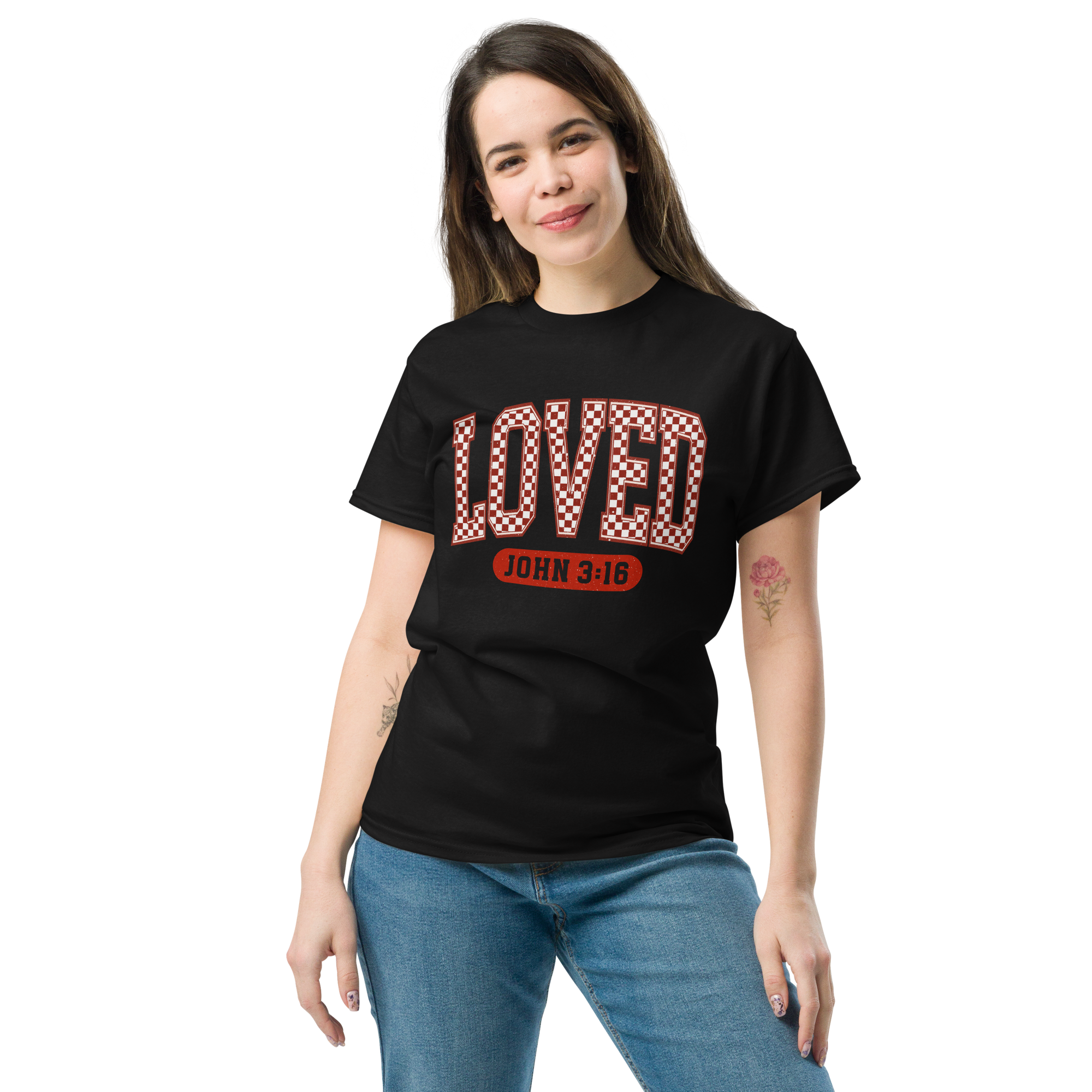 Loved – John 3:16 Christian T-Shirt