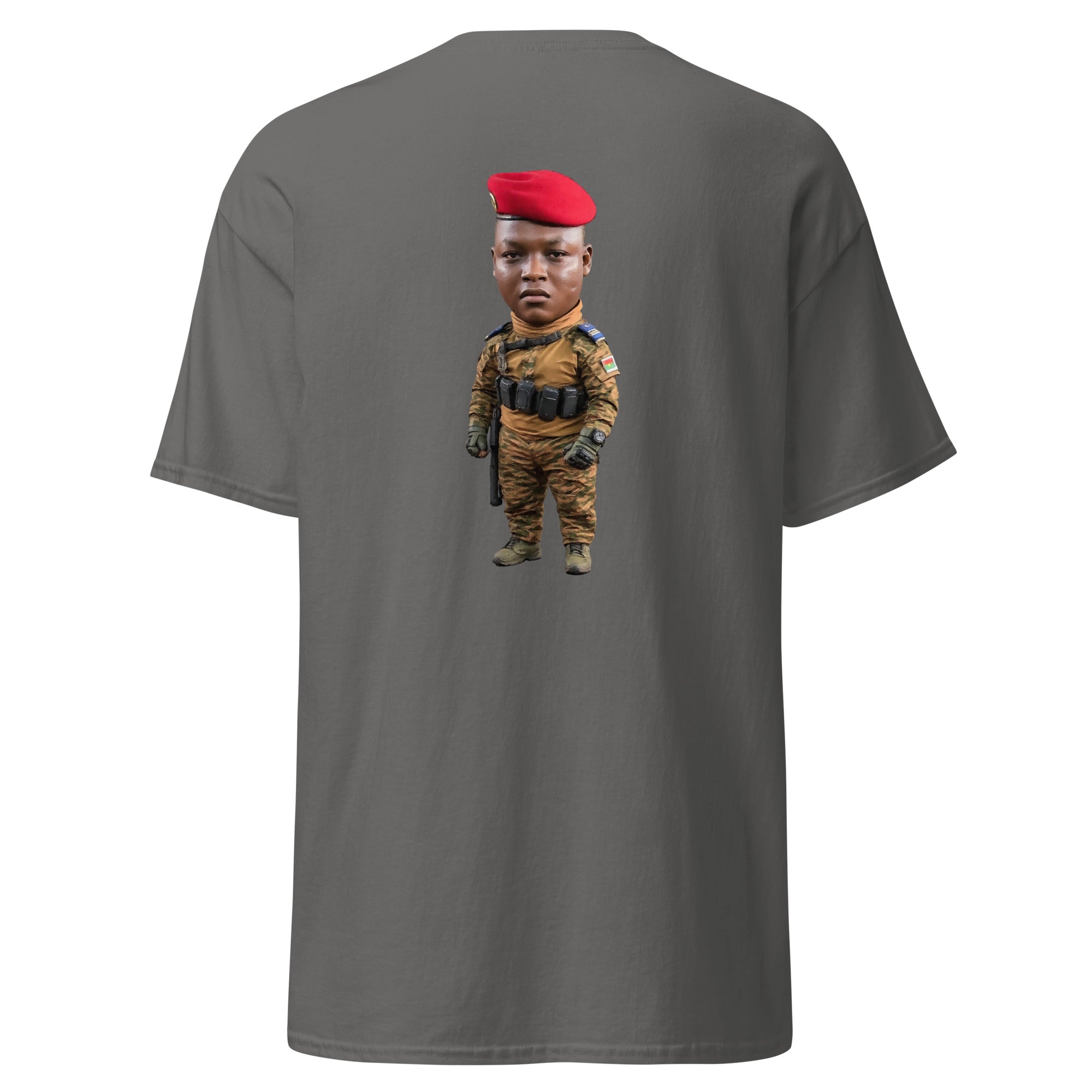 Ibrahim Traoré Fine Embroidery Unisex classic tee