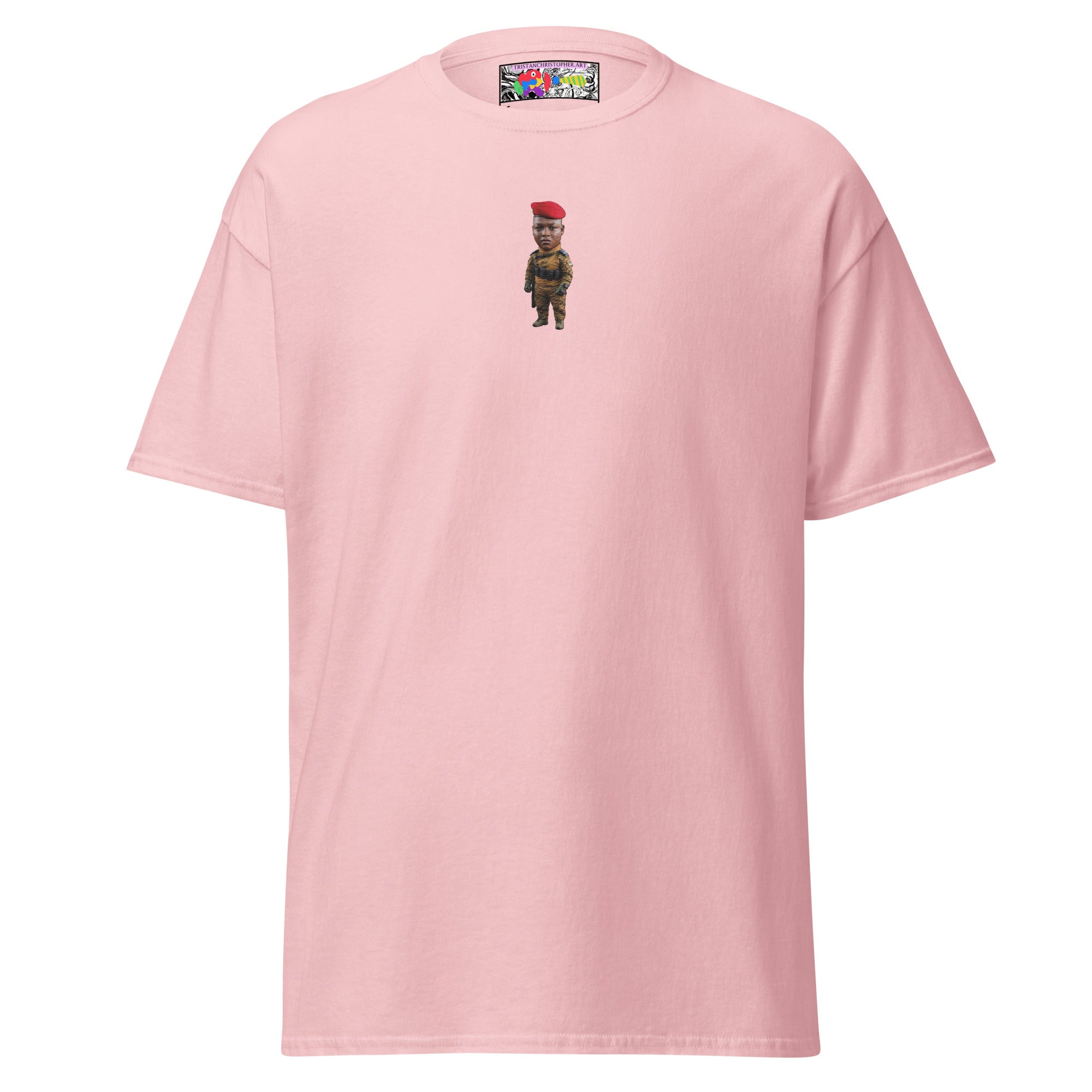 Ibrahim Traoré Fine Embroidery Unisex classic tee