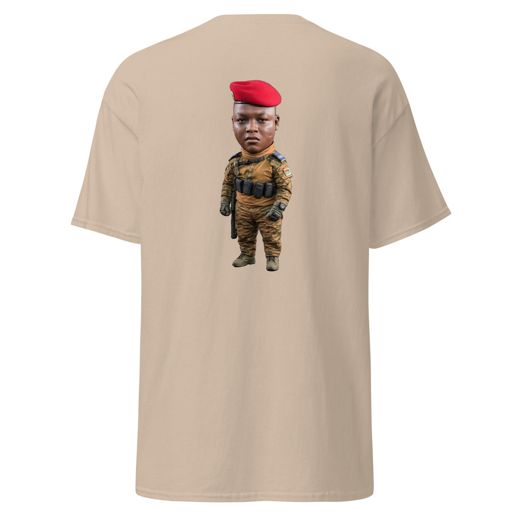 Ibrahim Traoré Fine Embroidery Unisex classic tee