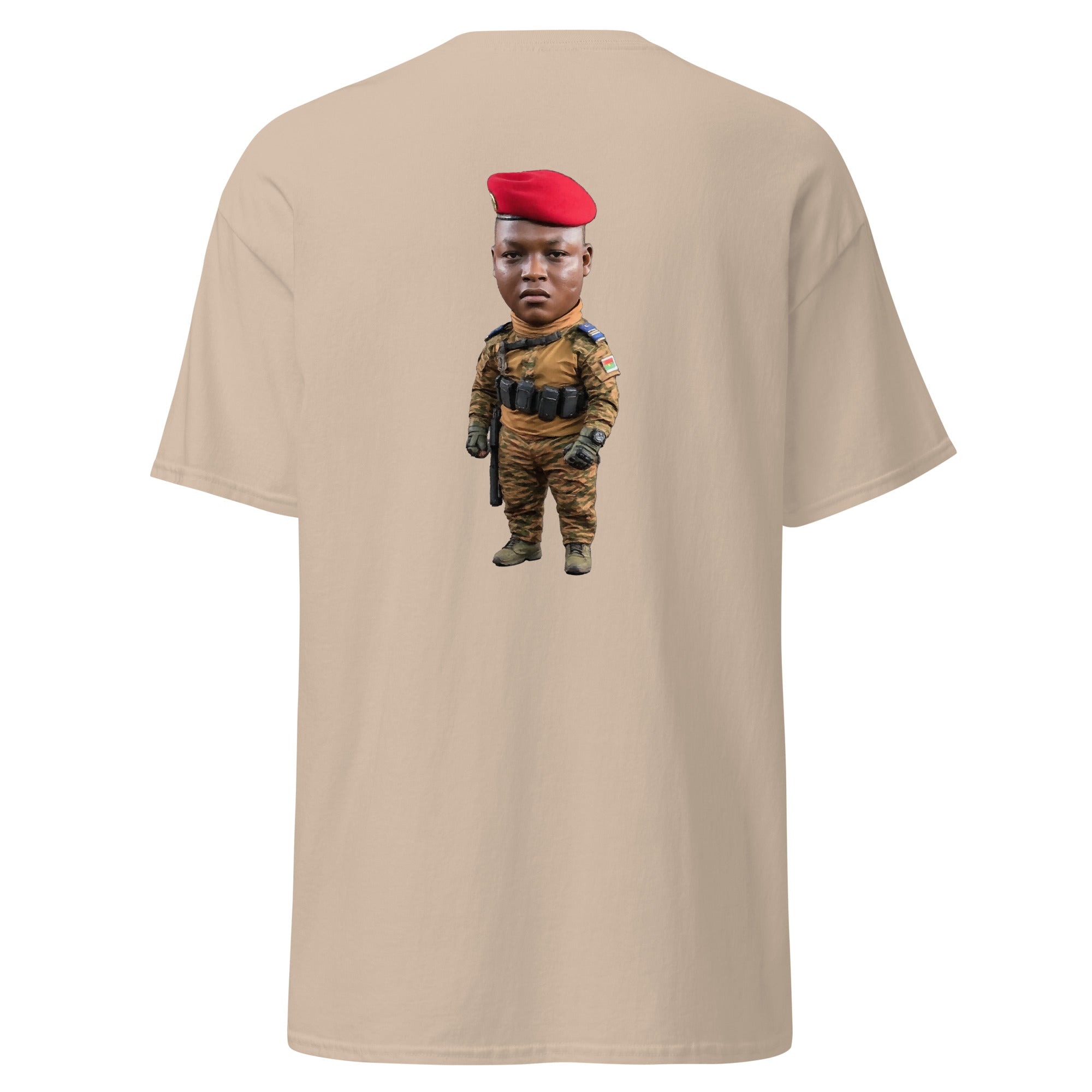 Ibrahim Traoré Fine Embroidery Unisex classic tee