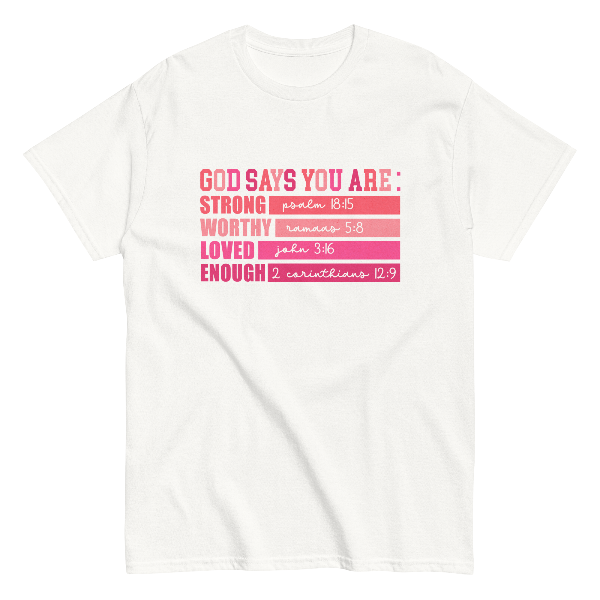God Says You Are – Faith-Based Christian T-Shirt