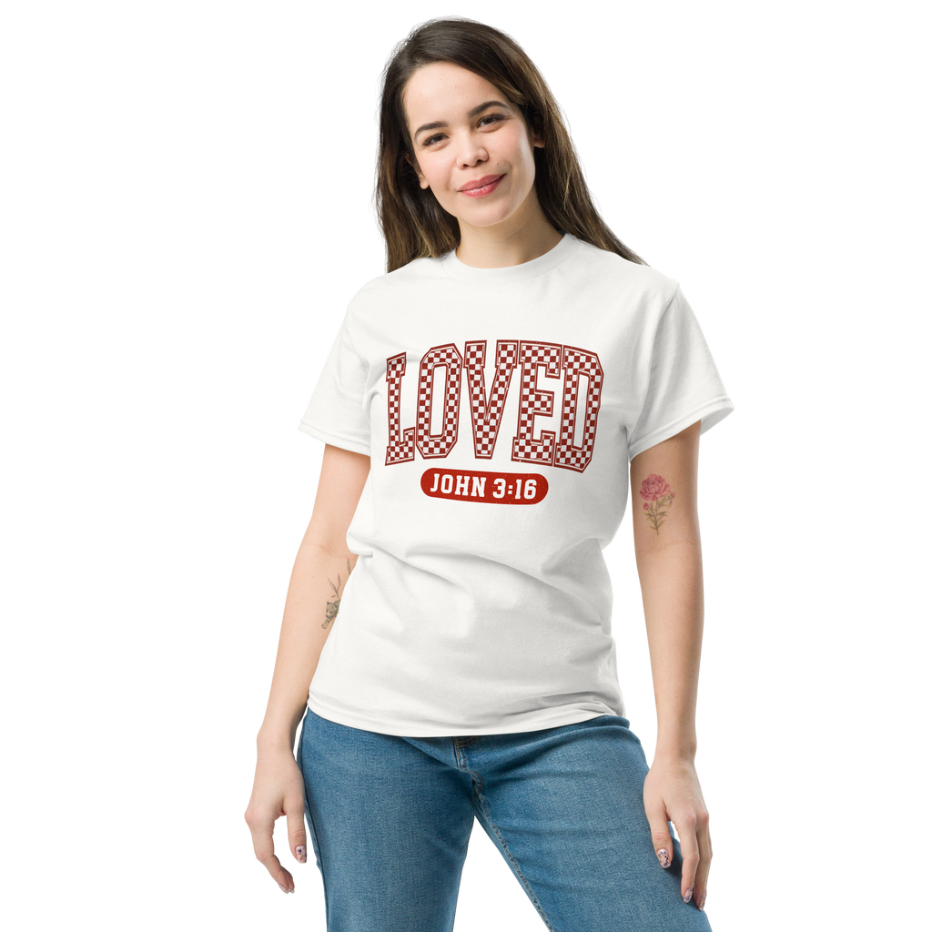 Loved – John 3:16 Christian T-Shirt