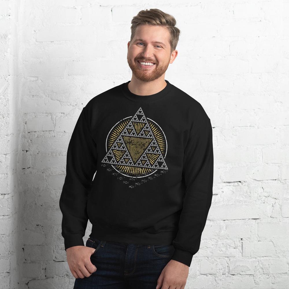 Sierpinski triangle Sweatshirt