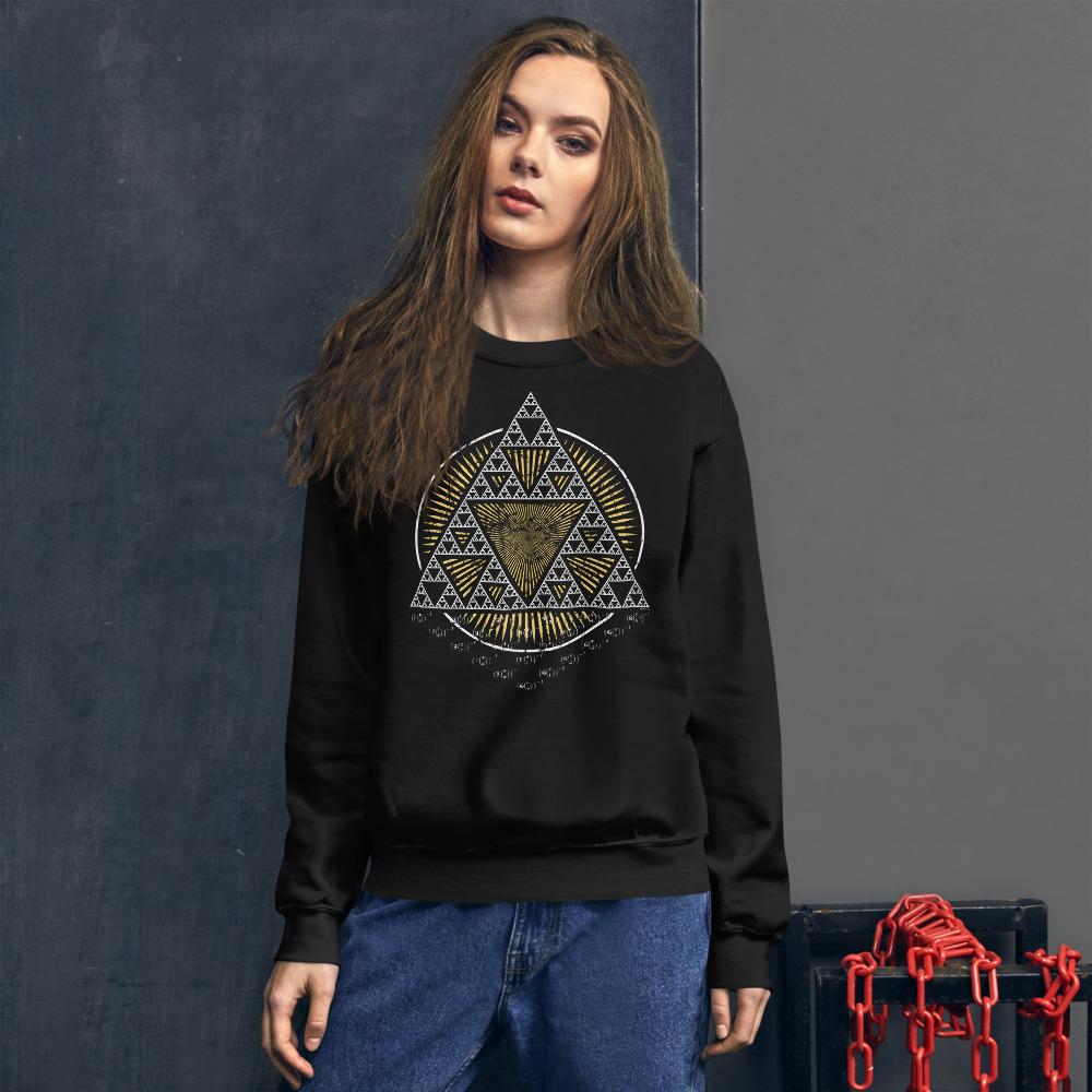 Sierpinski triangle Sweatshirt