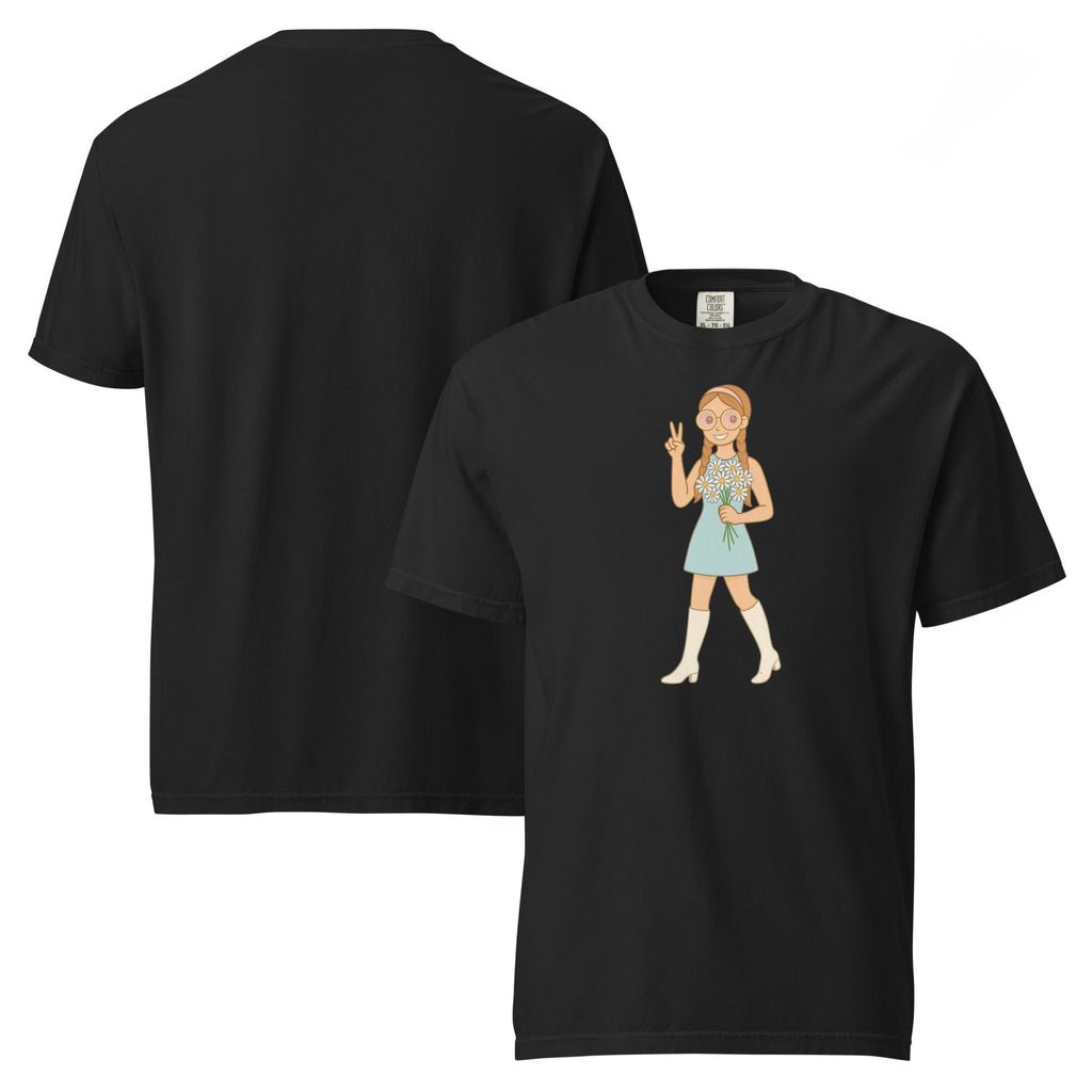 Retro It Girl Flower Child T-Shirt