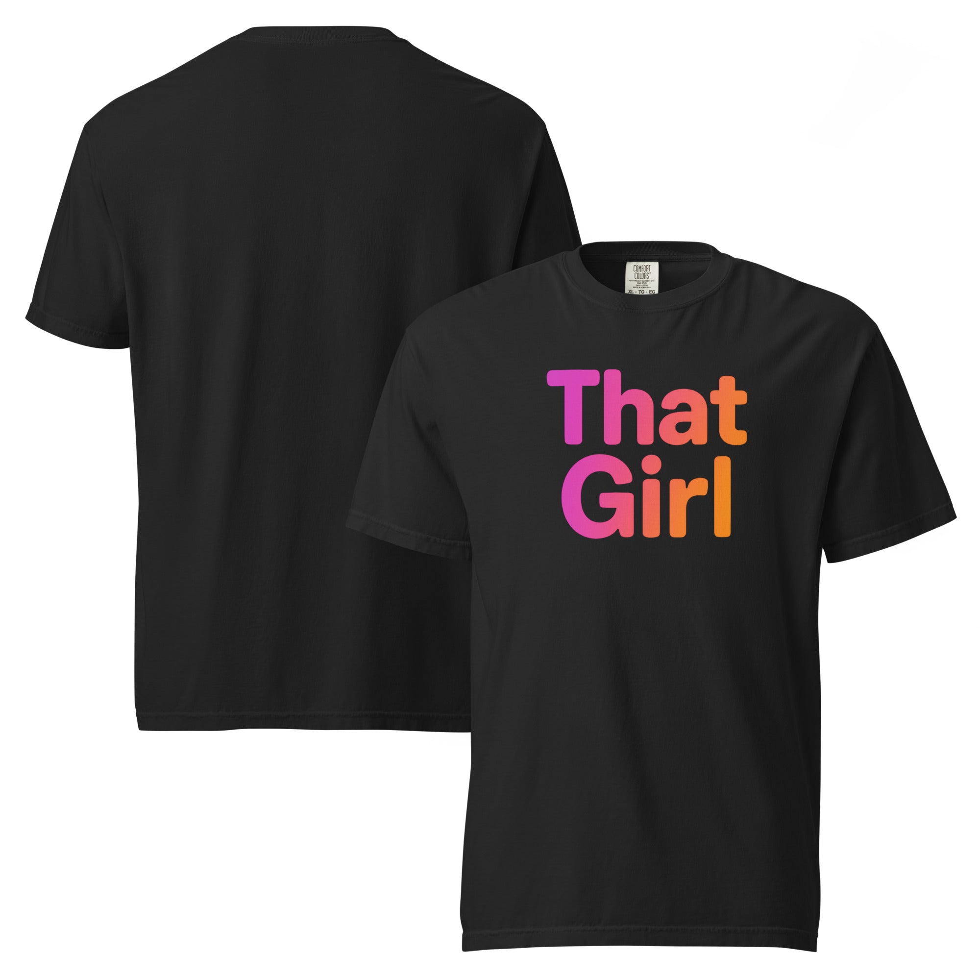That Girl Garment Dyed Heavyweight Cotton T-Shirt