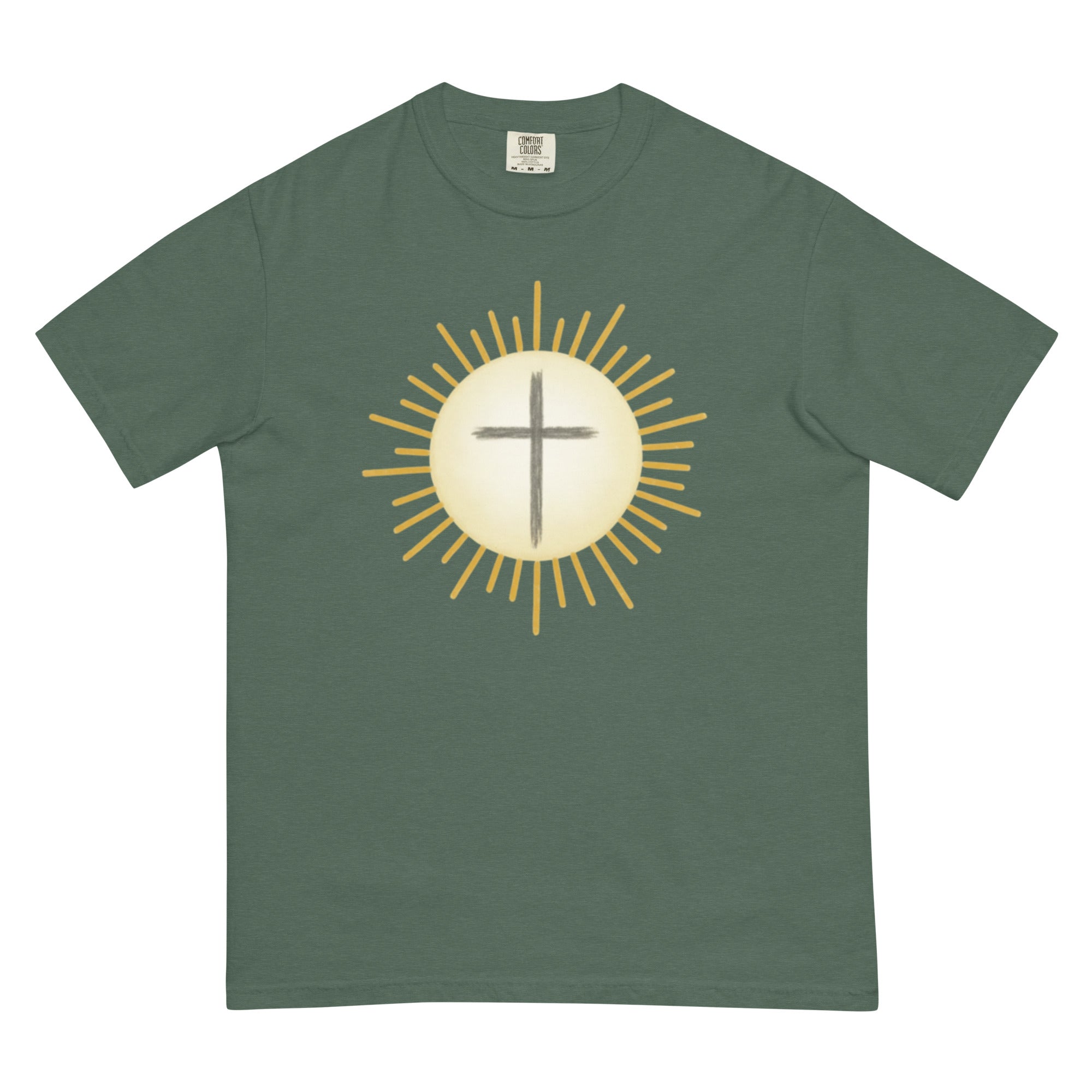 Centered In Light Garment Dyed Heavyweight T-Shirt